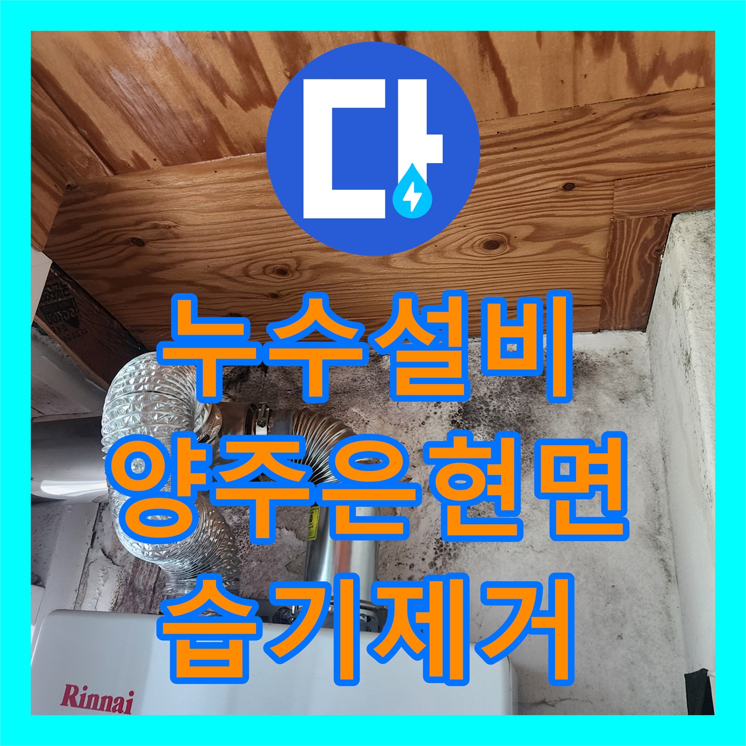 누수설비 보일러실 천장 목재 변색과 벽면 물샘 원인 해결 과정 경기 양주시 은현면