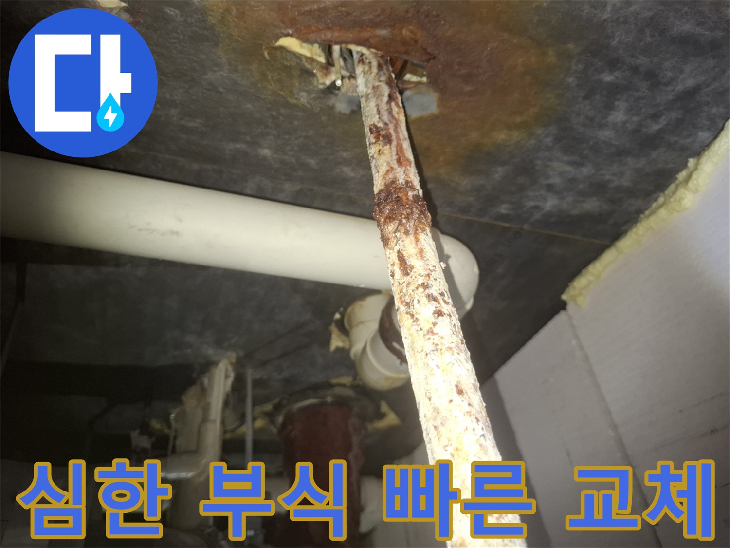 수원 팔달구 - 심각하게 부식된 배관, 빠른 교체가 필수입니다 - 안전을 위해 즉시 연락 주세요.