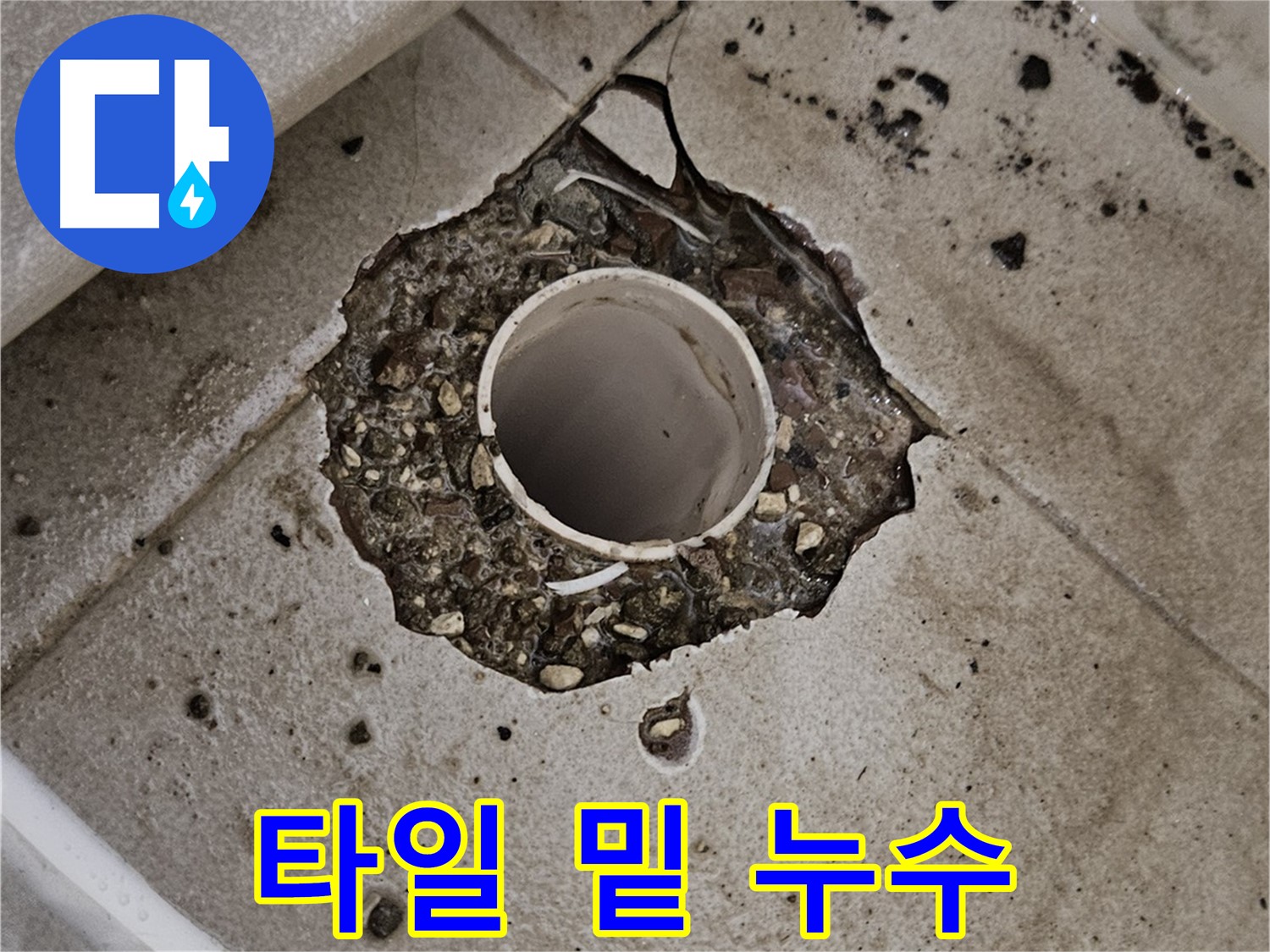 타일 밑 숨은 누수 탐지 - 누수 원인 분석