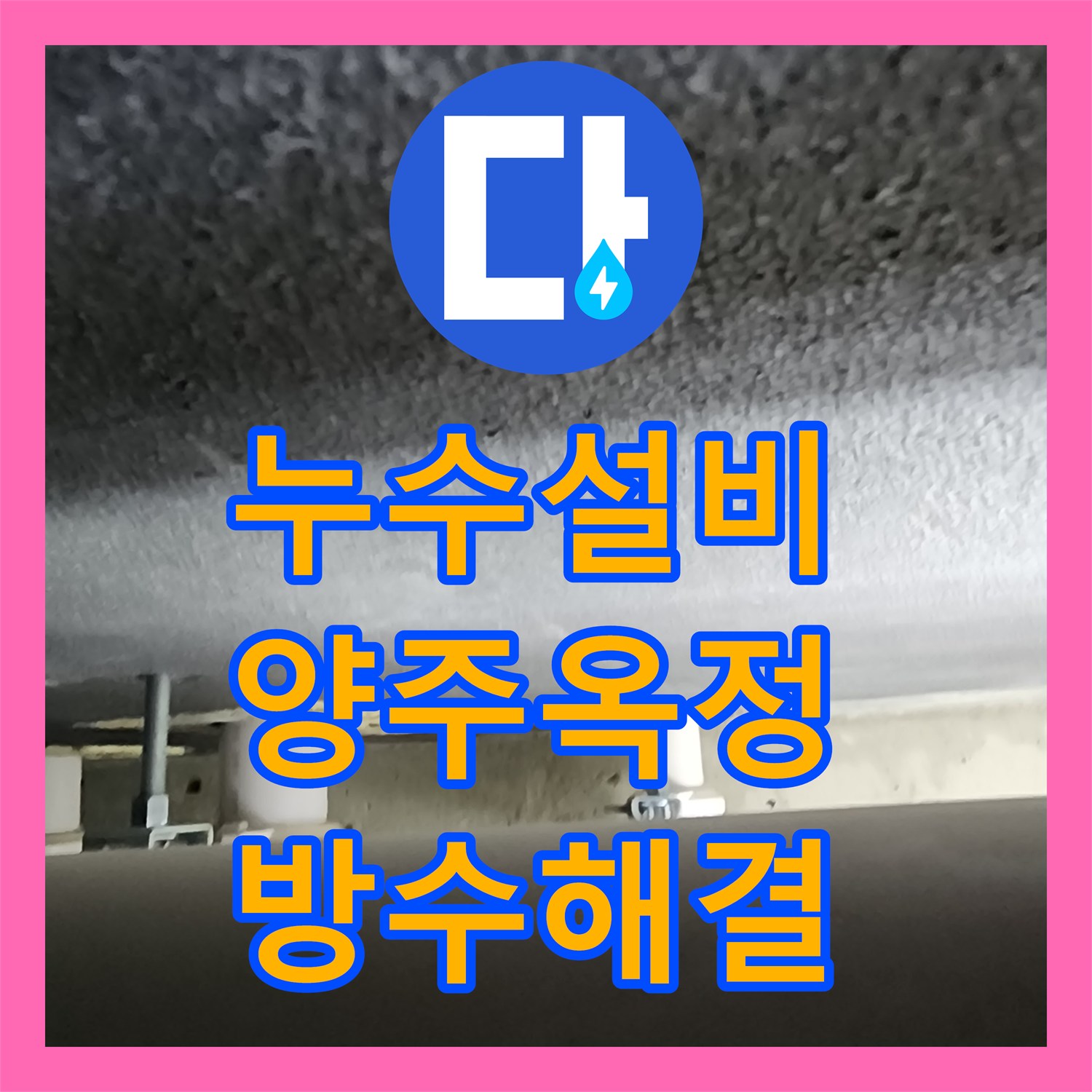 누수설비 욕실 유가 방수층 파손 및 배관 접합 불량 해결 사례 경기 양주시 옥정2동