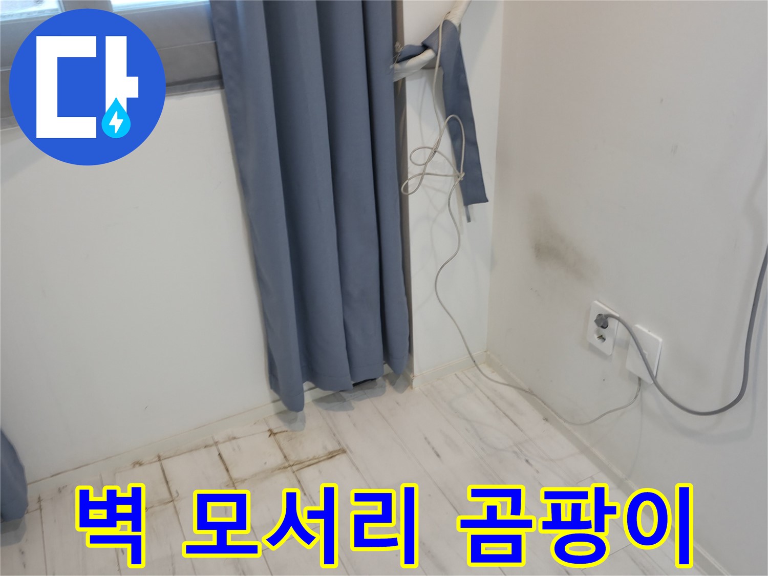 신림동 누수 - 벽 모서리 곰팡이 문제 - 원인 분석 및 누수 해결 과정