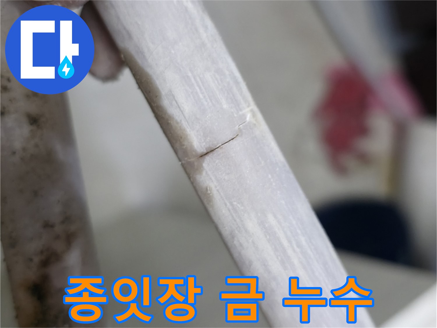 빌라 누수 - 종잇장처럼 얇은 금 누수 해결 - 정밀 진단과 맞춤 보수