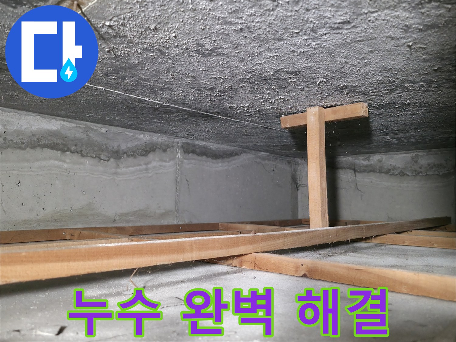 영등포구 대림동 현대1차 아파트 누수 현장 - 누수 피해로 얼룩진 천장
