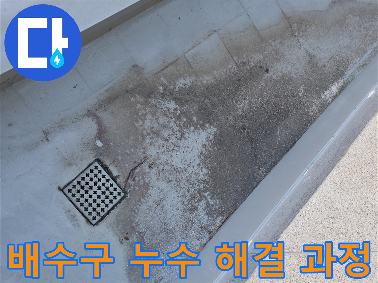 금천구 베란다 배수구 주변 누수 - 문제 해결 과정을 투명하게 공개합니다.
