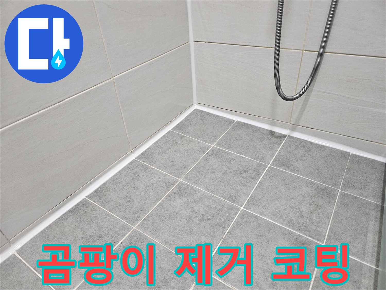마포 도화동 현대1차 아파트 - 욕실 곰팡이 제거 및 방수 코팅 시공으로 곰팡이와 누수를 동시에 예방하세요.