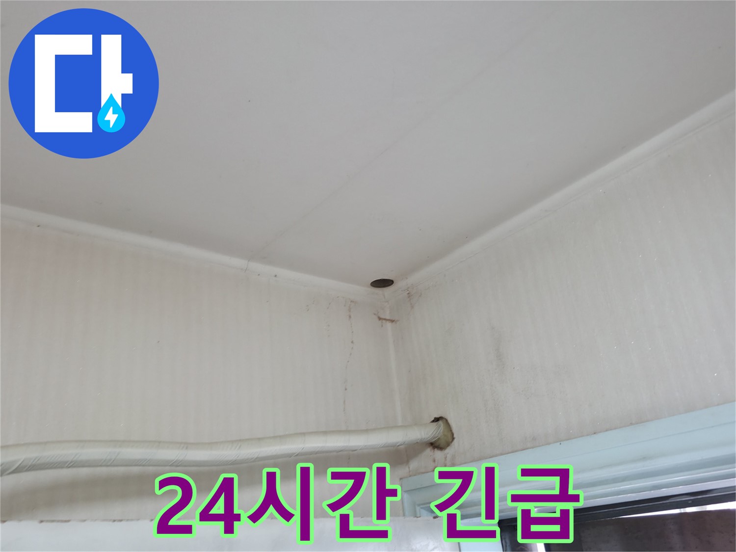 서초구 서초2동 누수 - 벽지에 곰팡이가 피고 악취까지 난다면 - 건강을 해치는 심각한 누수 상황이에요.