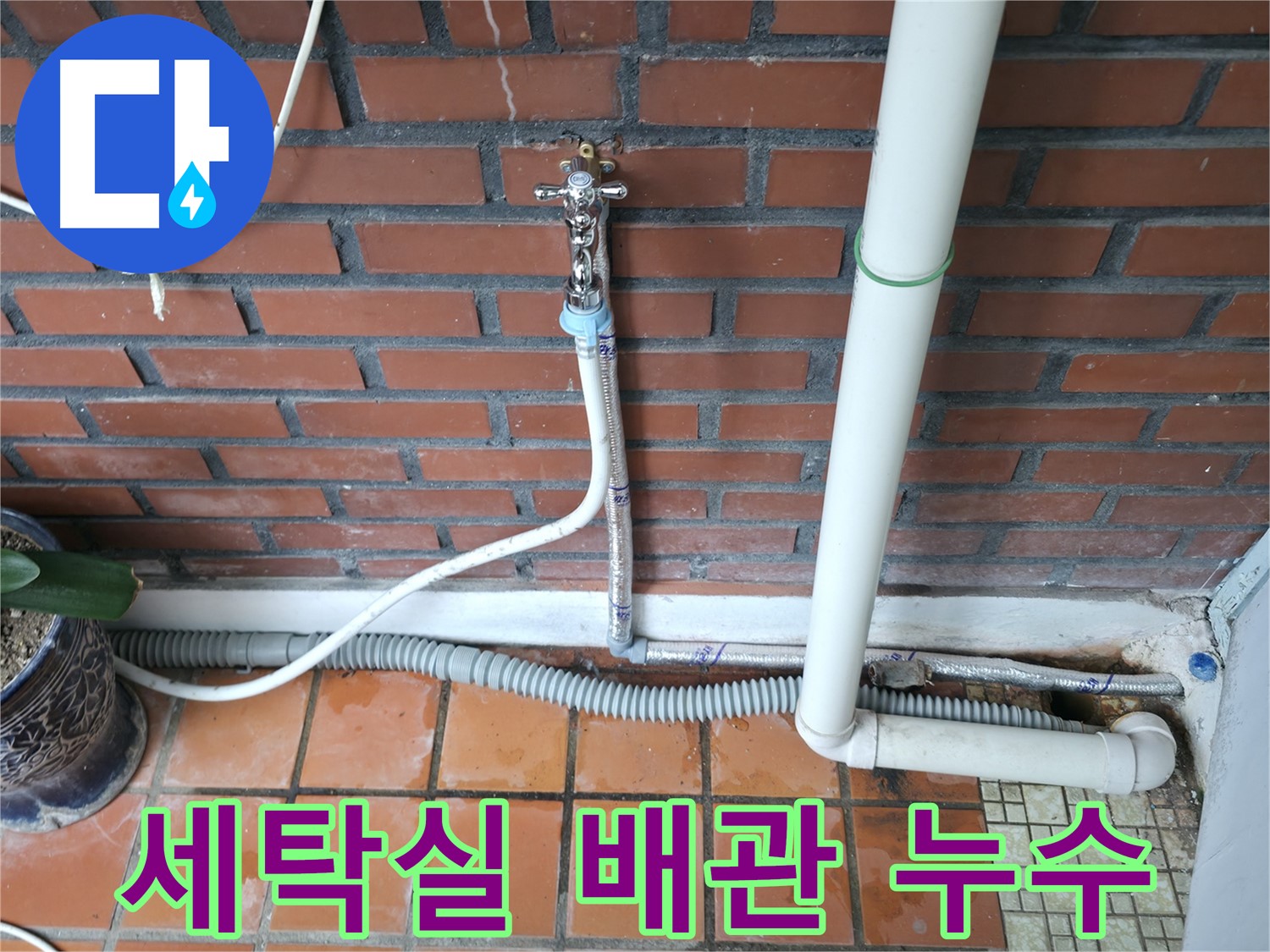 서초구에서 발생한 세탁실 배관 누수 - 전문 장비로 정확하게 탐지하고 해결