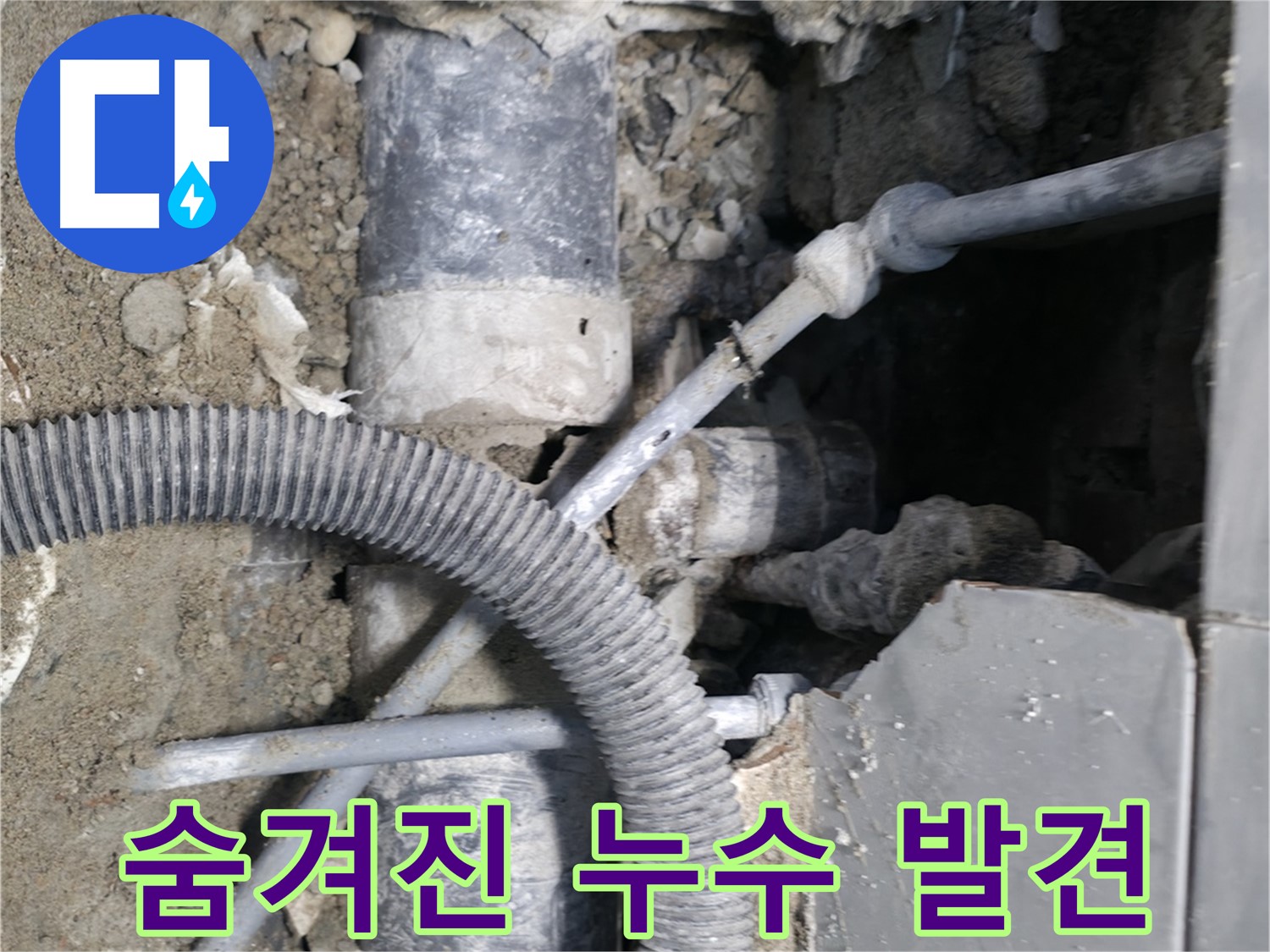 첨단 장비를 사용하여 숨겨진 누수까지 찾아내는 모습