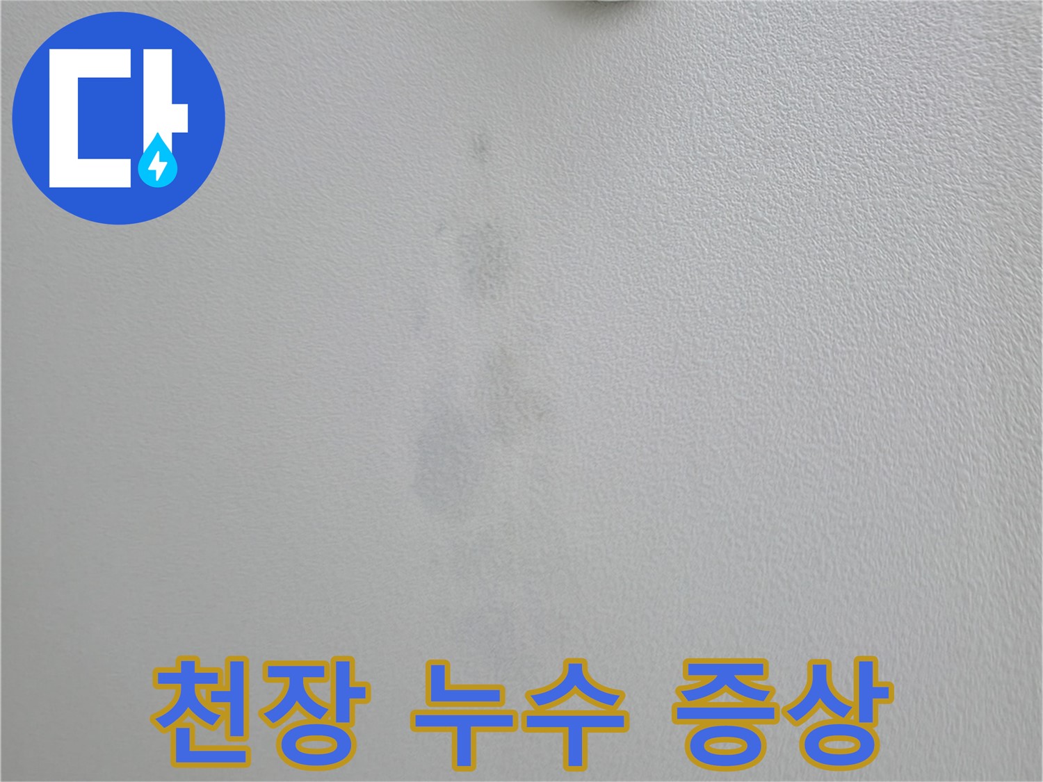 의왕시 백운그린힐 아파트 천장 누수 초기 증상 - 미세한 얼룩 주의