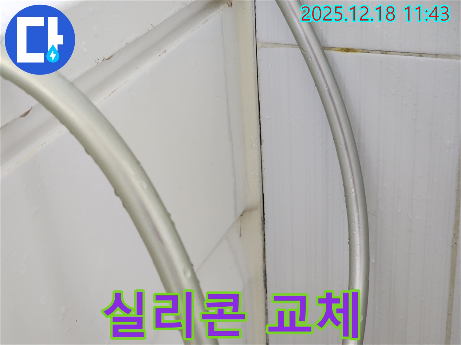 영북면 가채리 욕실 실리콘 교체 - 곰팡이와 누수 한 번에 해결