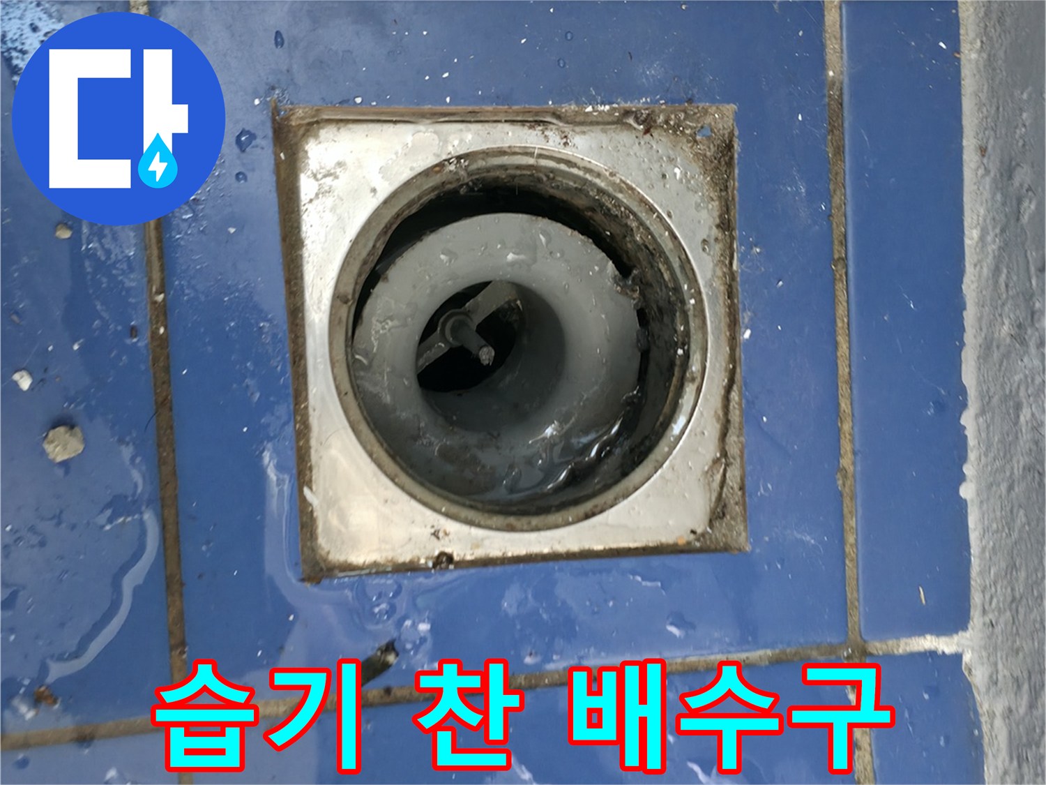 성동구 아파트 현장-물기가 스며든 세탁실 유가 부위