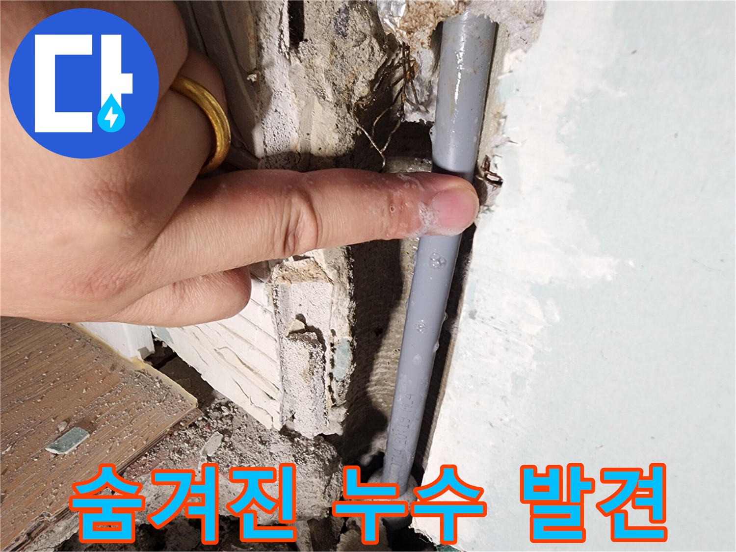 광주시 능평리 누수 현장 - 숨겨진 누수 지점 발견 - 꼼꼼한 탐지