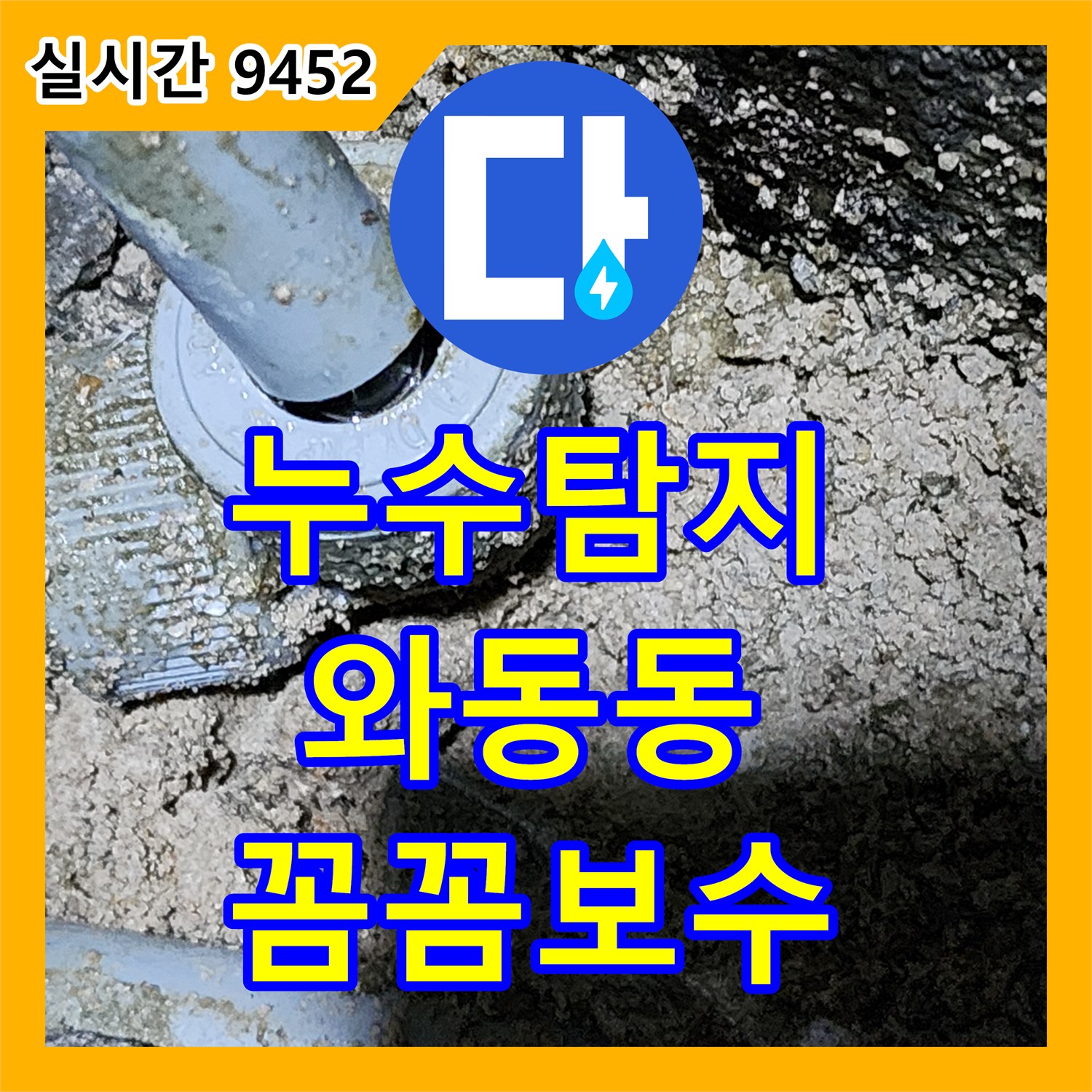 누수탐지, 욕실 벽면 누수로 발생한 곰팡이 문제를 어떻게 보수했는지 파주 와동동