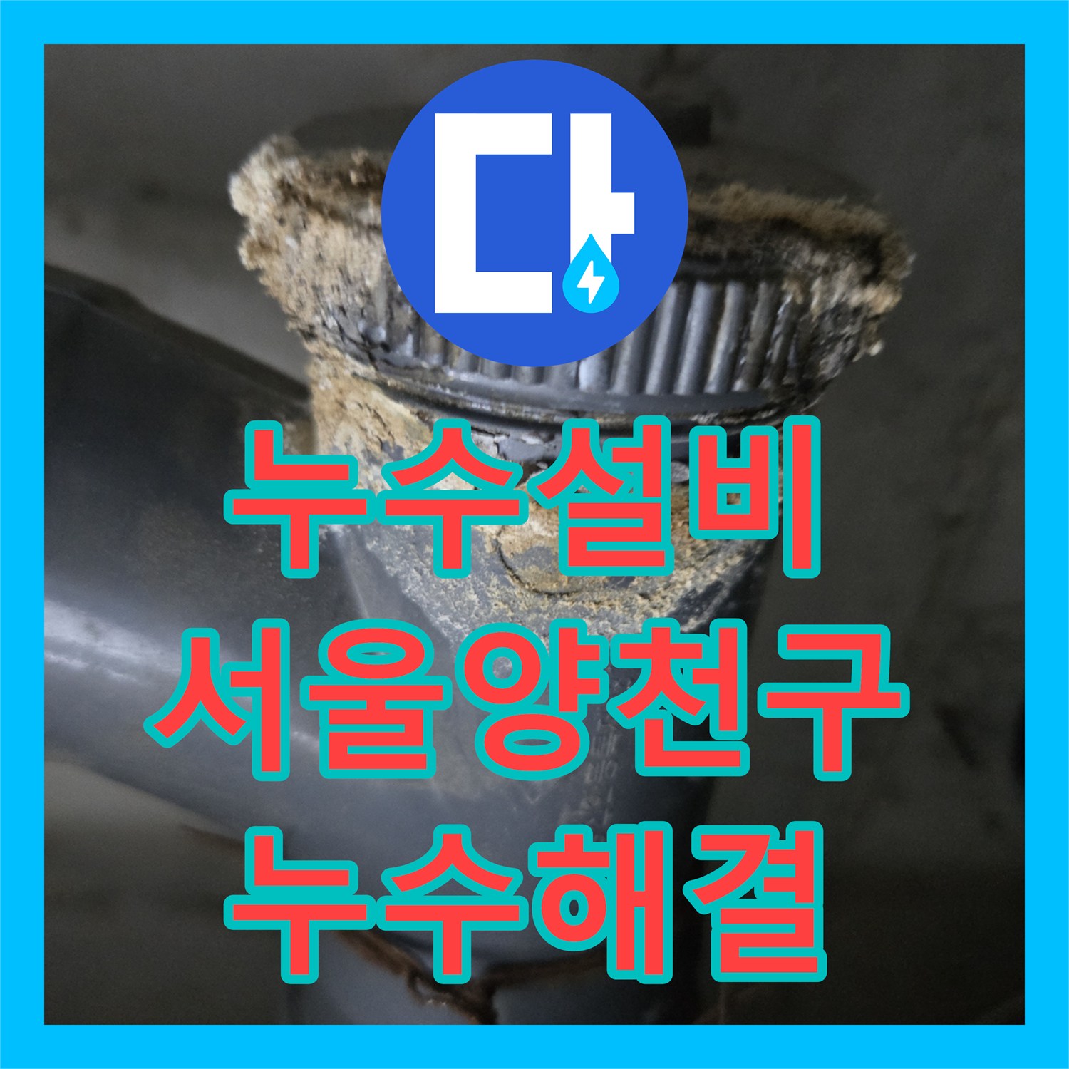 누수설비 아랫집 천장 누수 해결을 위한 하수구 배관 교체와 방수 공사 서울 양천구 목동