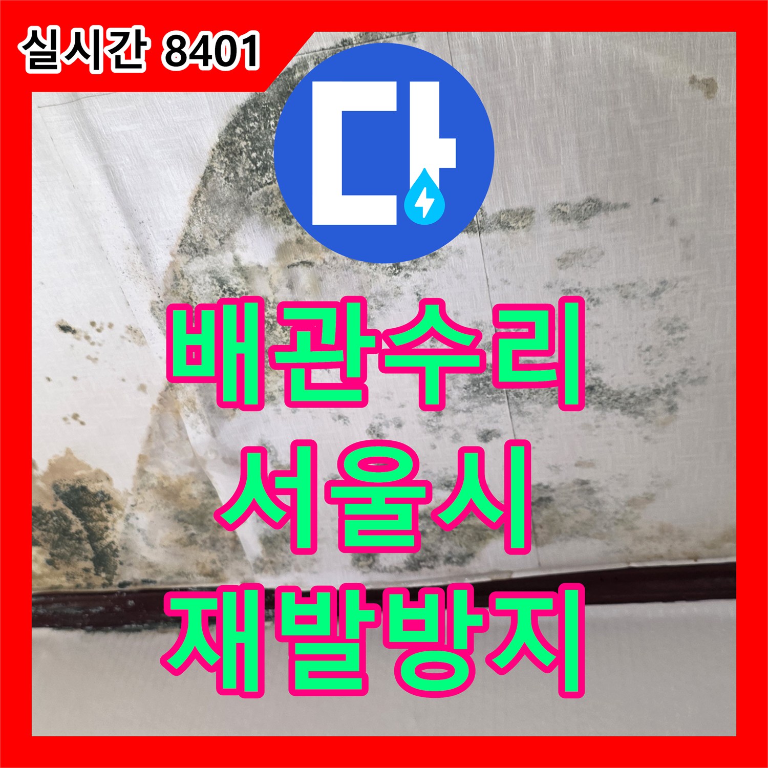 누수전문업체, 보이지 않던 세탁실 누수 문제 어떻게 해결했는지 중랑구에서 알려드립니다.