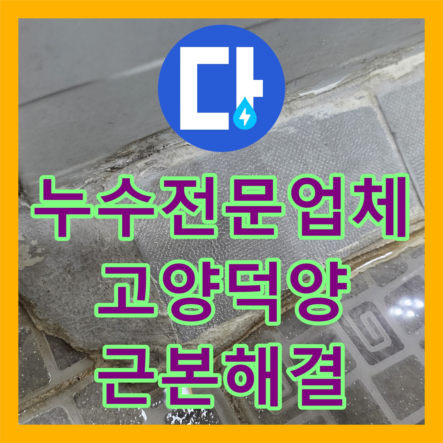 누수전문업체 타 업체가 실패한 요양원 복도 습기 및 온수 물샘 원인 분석 고양시 덕양구