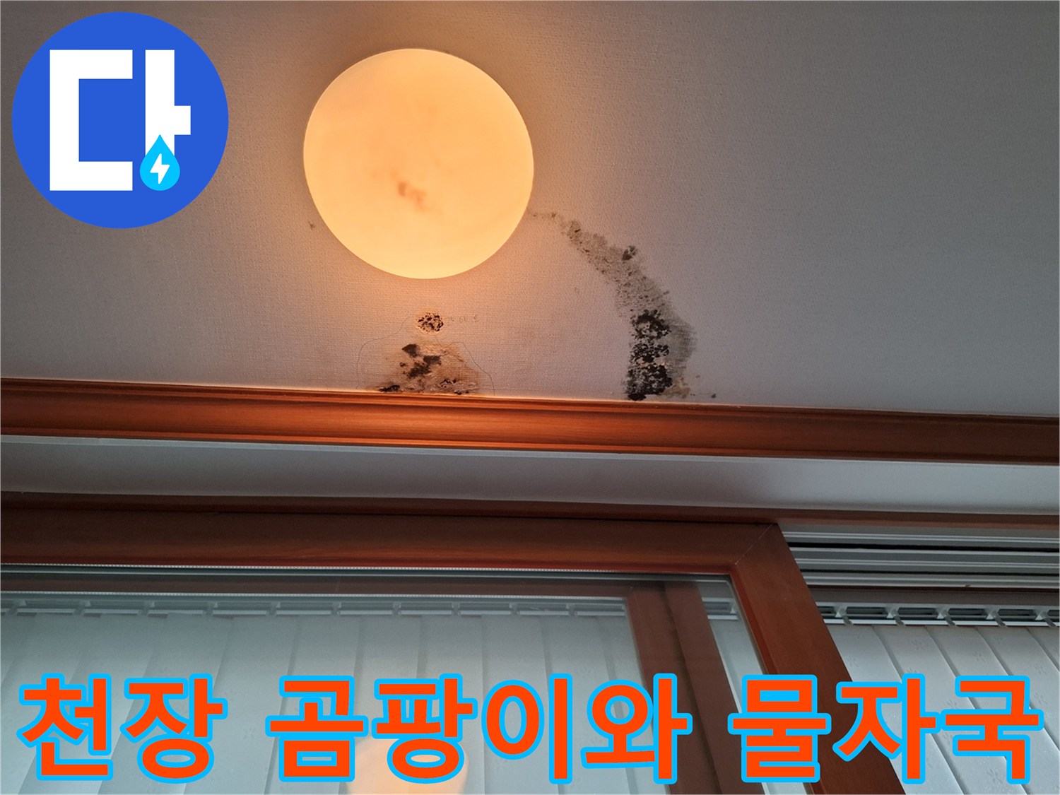 남양주 평내동 아파트-천장 벽지 곰팡이 및 누수 흔적