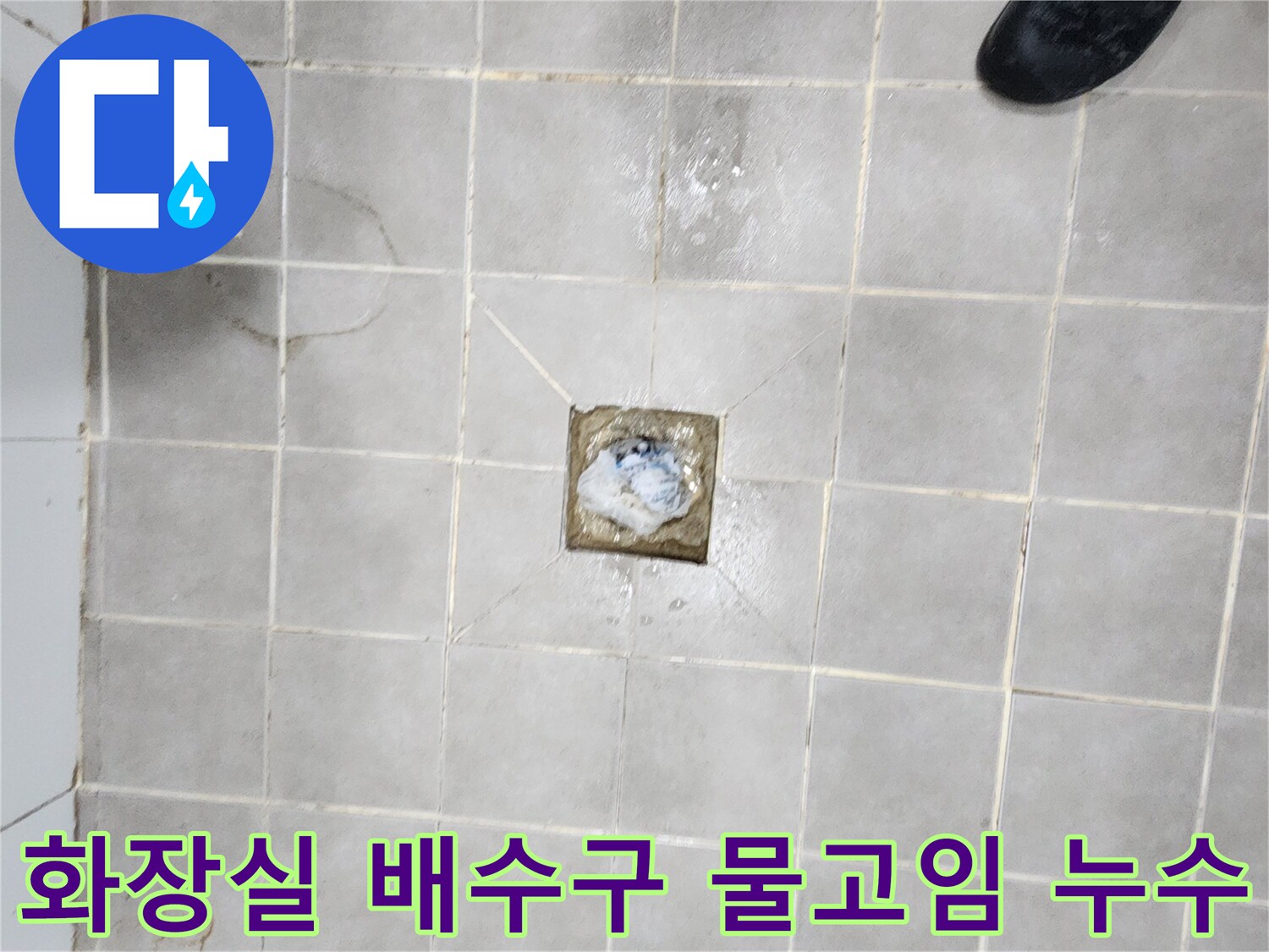 서대문구-주택-화장실-배수구-주변-물고임으로-인한-누수-현장-점검