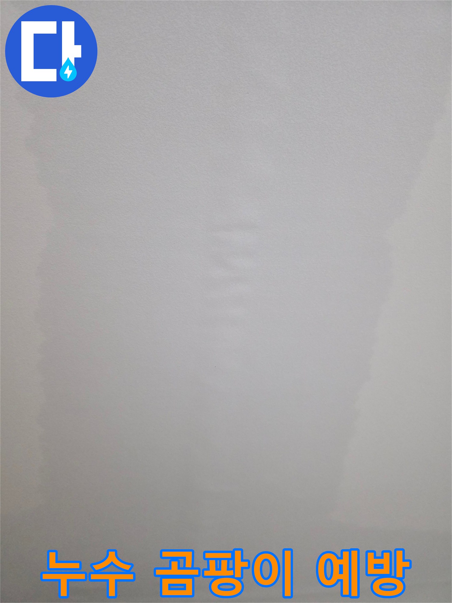 이 이미지는 아파트 천장 누수로 인한 물 얼룩을 보여주며-곰팡이 발생 전 예방 조치의 중요성을 강조합니다
