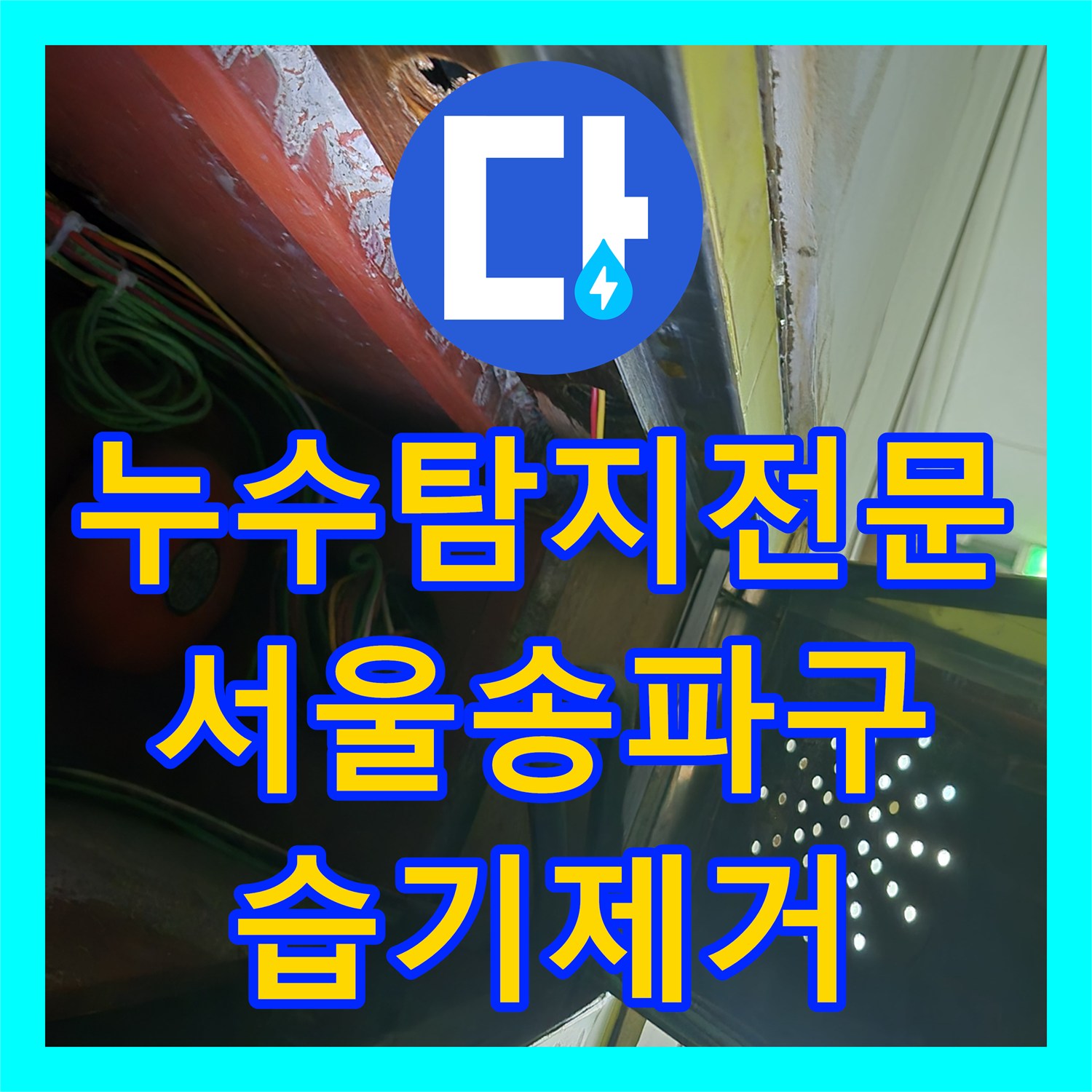 누수탐지전문 서울 송파구 5층 건물 1층 천장 습기 원인 분석 및 방수 시공