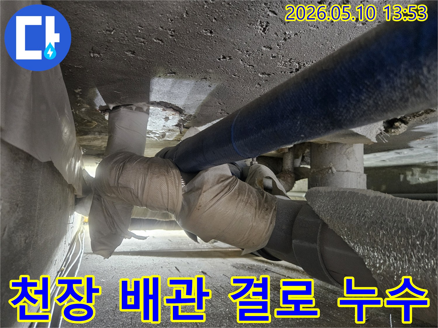 고양-일산-지역에서-천장-배관의-결로-현상과-실제-누수를-정확히-구분하여-해결하는-엔지니어의-진단-과정