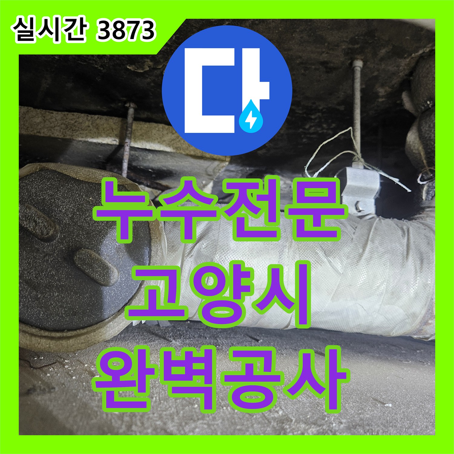 누수탐지전문가, 보일러 배관 누수, 더 큰 피해 막기 위한 신속한 탐지와 공사 경기 고양시 일산동구 호수로 202
