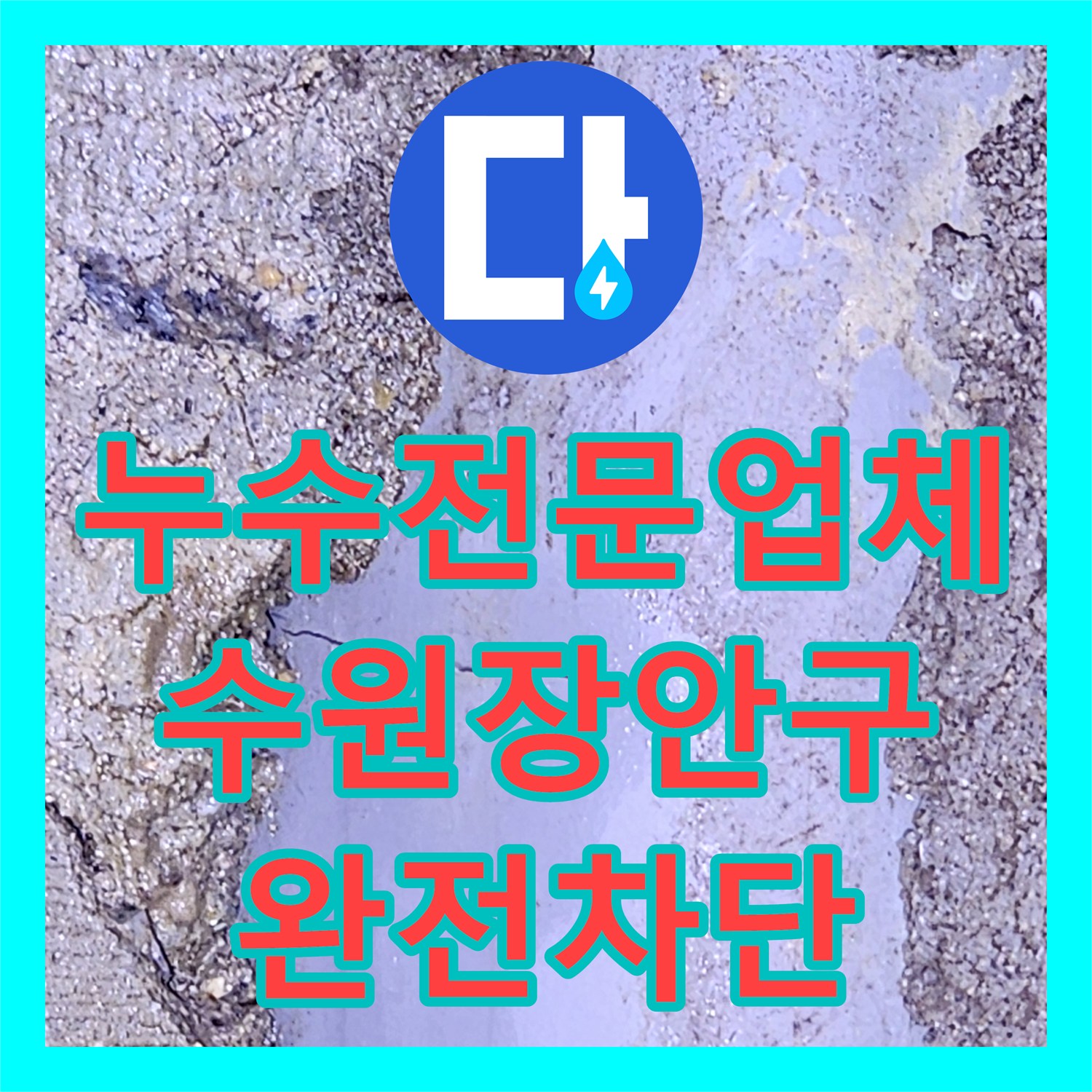 누수전문업체 타사 실패 후 1층 지하까지 이어진 물길을 잡은 수원시 장안구 사례