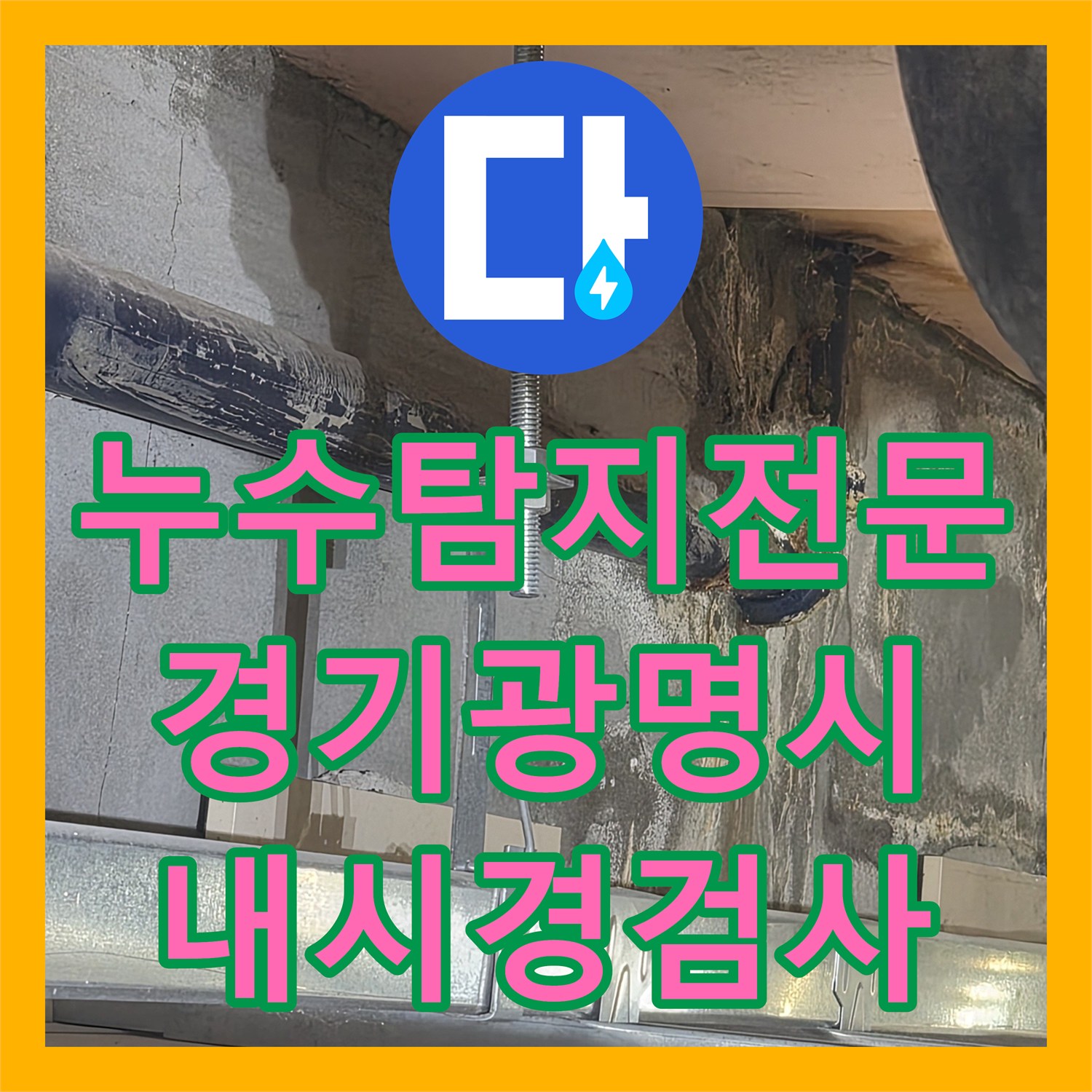 누수탐지전문 아랫집 화장실 천장 누수를 과학적으로 진단한 경기 광명시