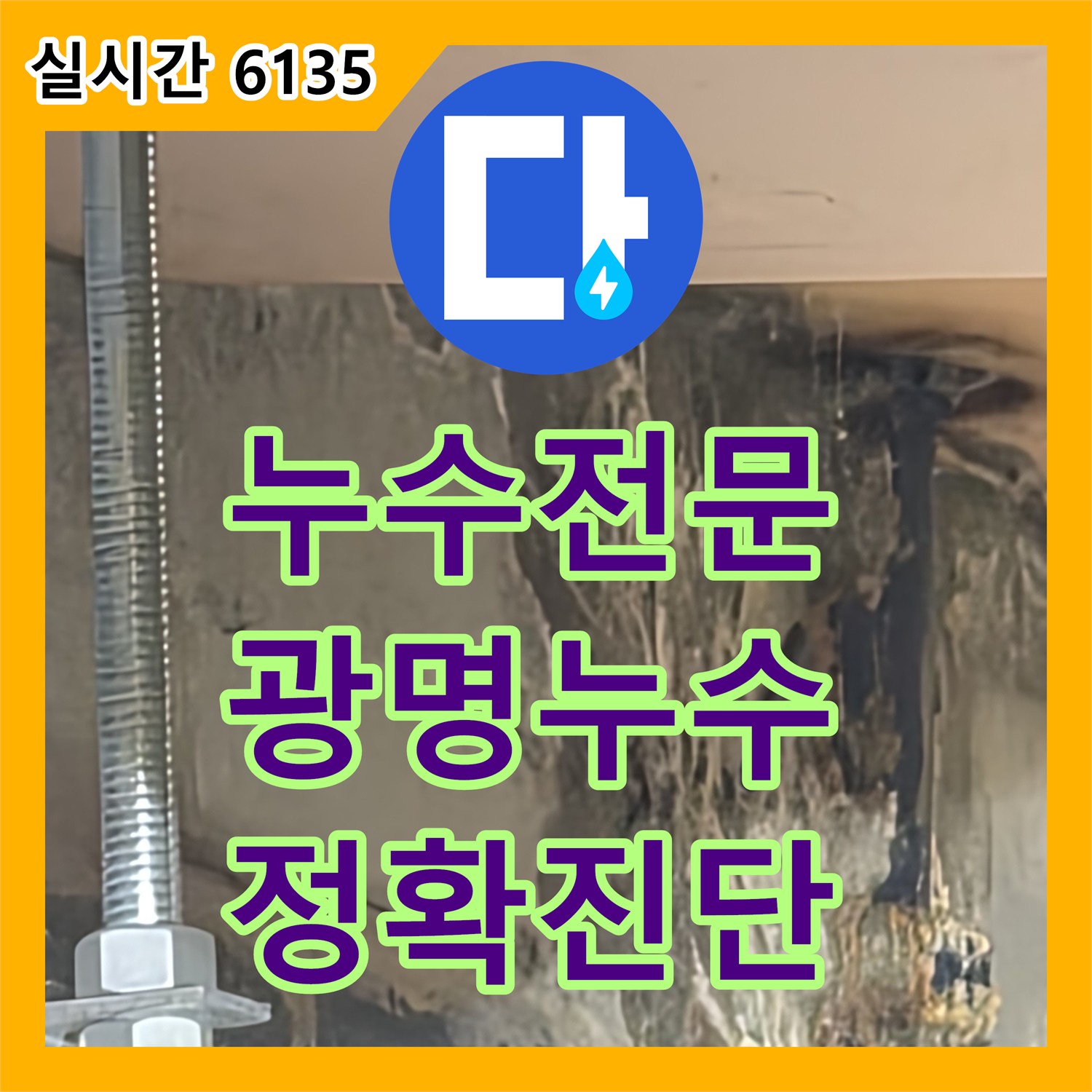 누수탐지전문에서 광명시 아파트 천장 누수 원인을 정밀하게 찾아내는 과정, 경기 광명.