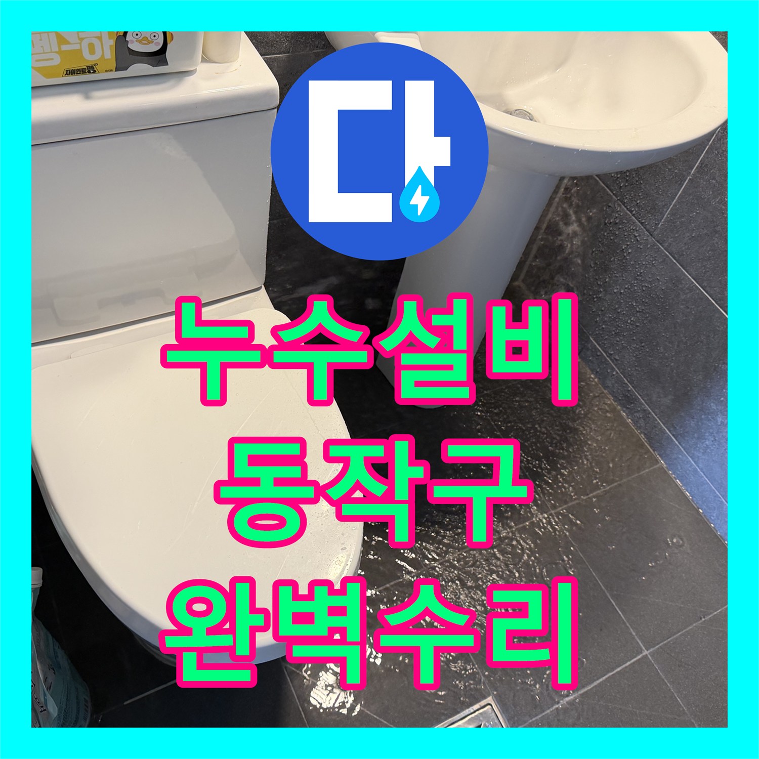 누수탐지비용, 화장실 변기 누수 문제를 정확히 탐지하고 수리한 방문기 서울 동작구