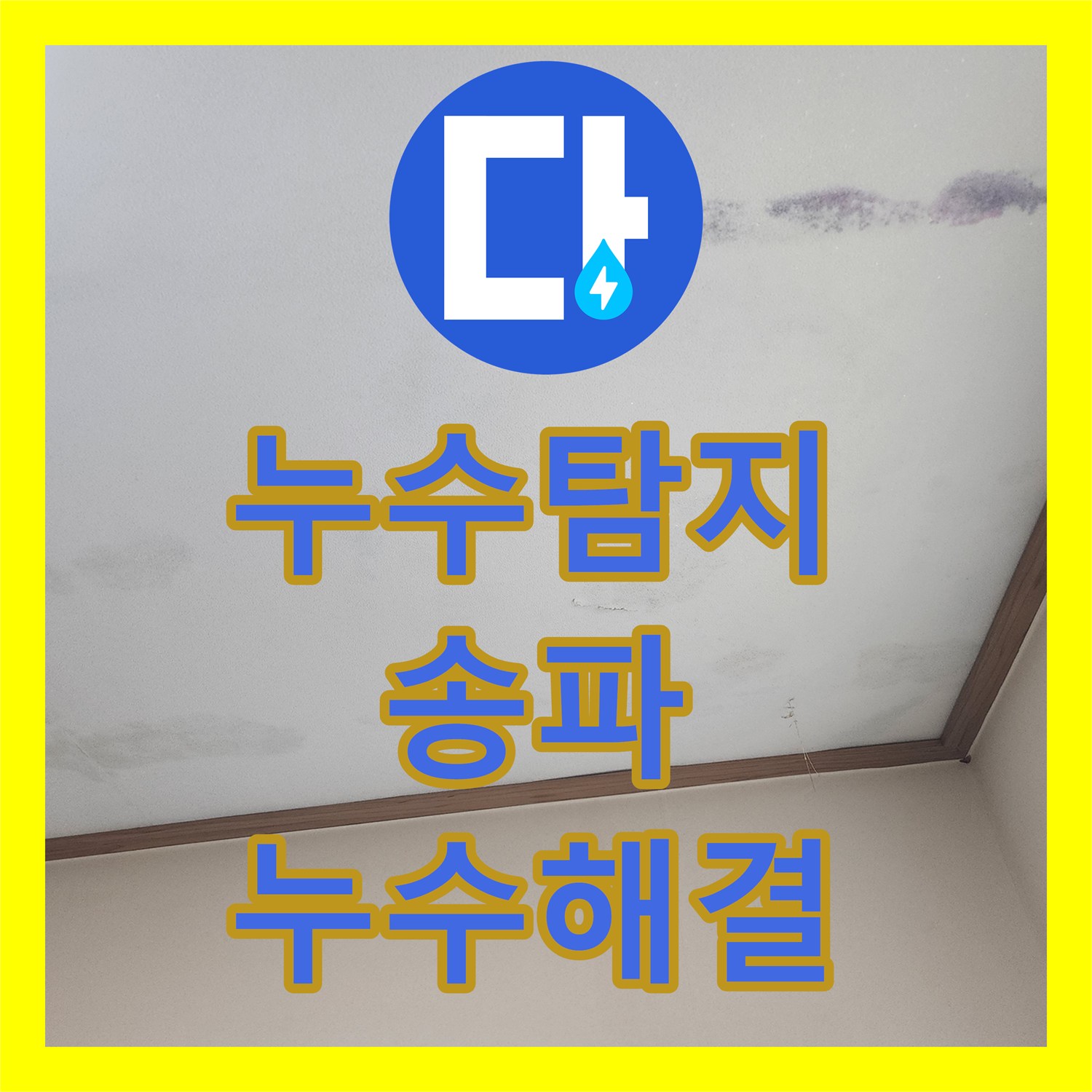 누수탐지전문업체 아랫집 천장 누수, 정밀 검사로 외부 유입 확인, 송파구
