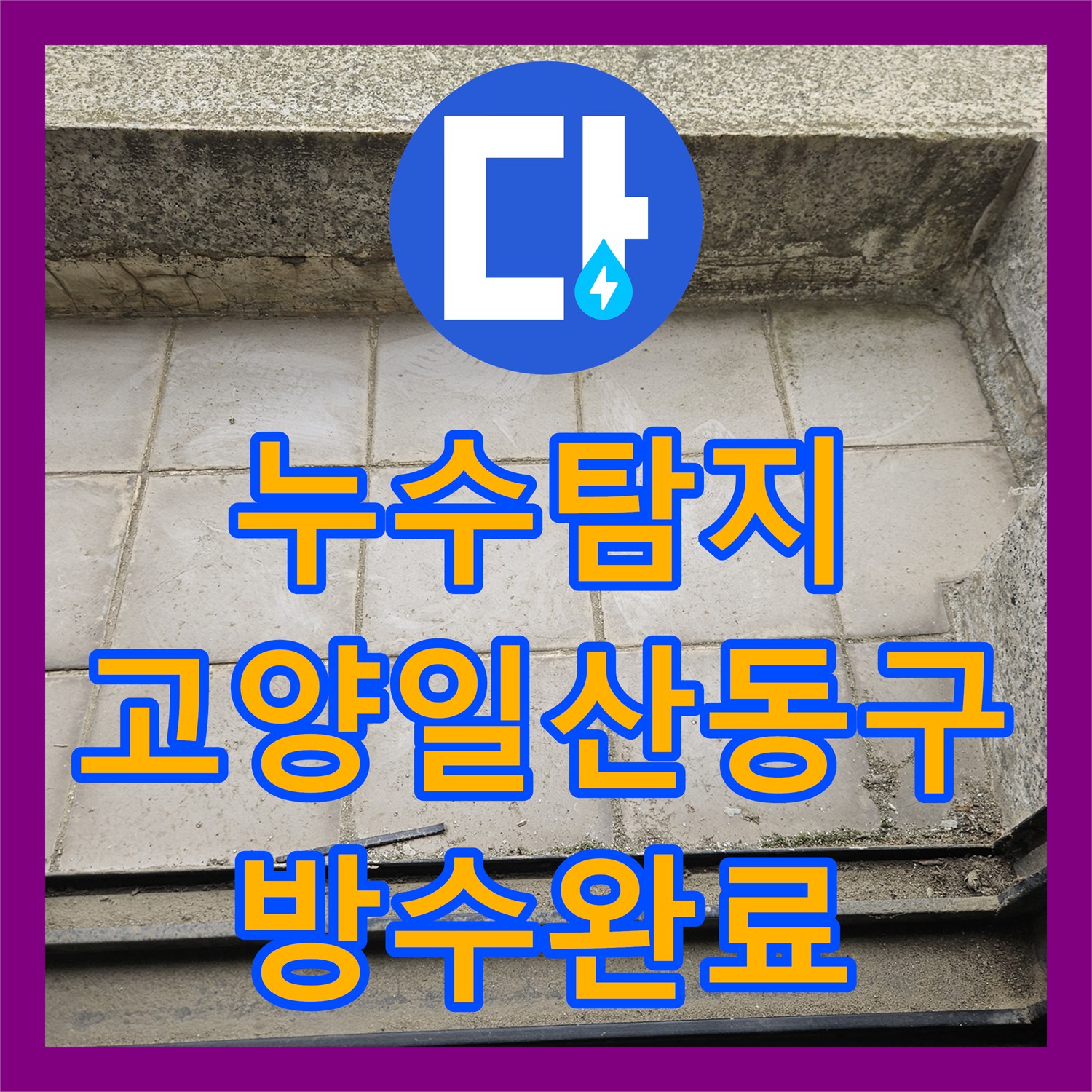 누수탐지 외부 테라스 방수 결함과 하부 배관실 낙수 원인을 잡은 경기 고양시 일산동구 사례