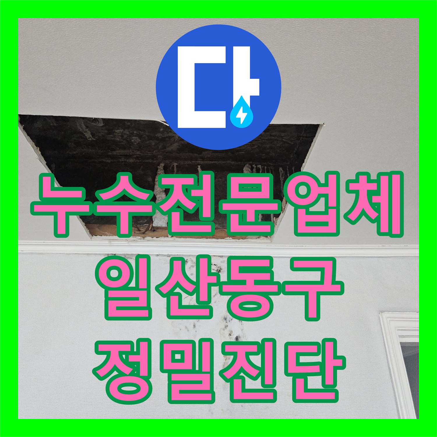 누수전문업체 타 업체가 실패한 안방 화장실 천장 누수를 해결한 경기 고양시 일산동구 사례
