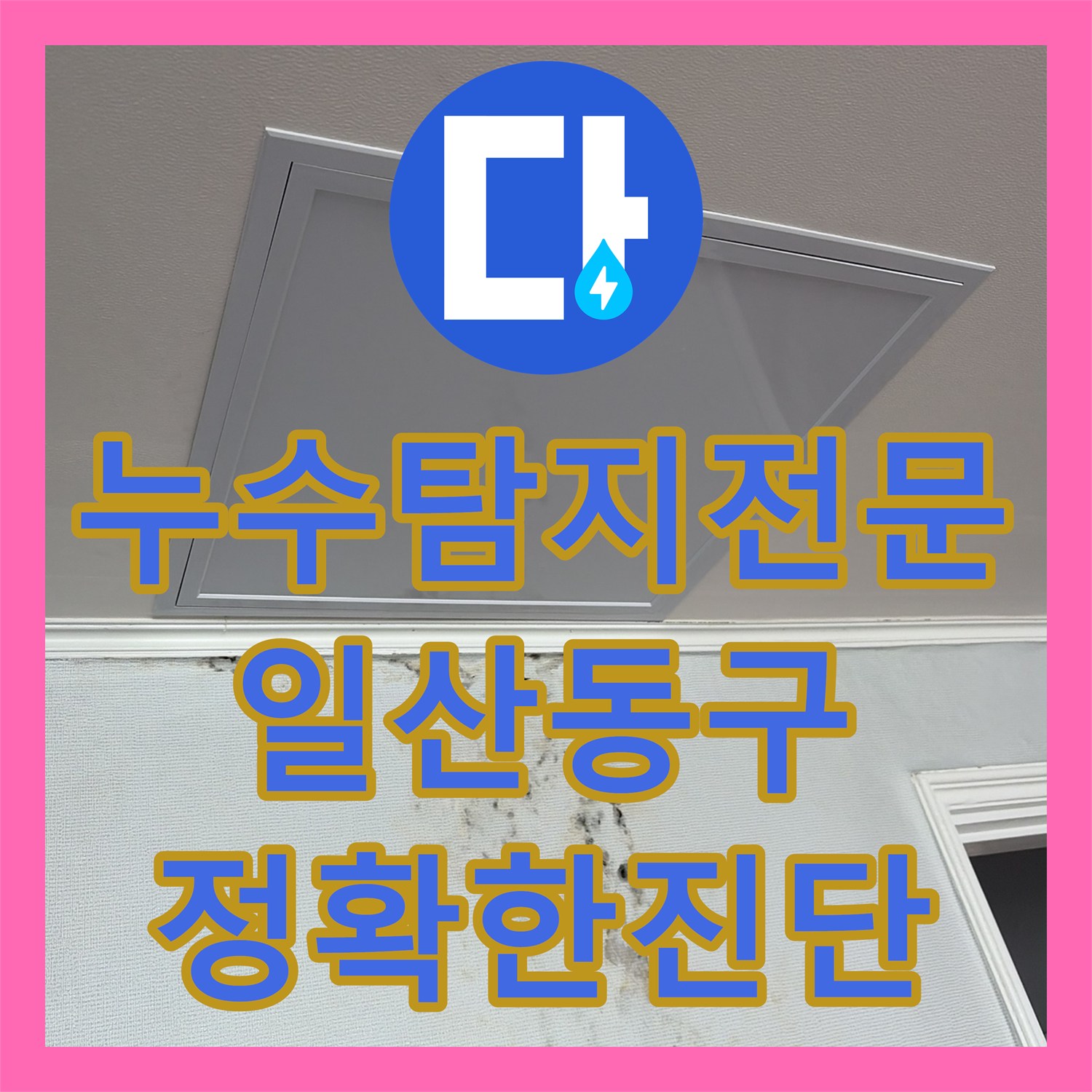 누수탐지전문 타 업체가 실패한 안방 천장 누수를 정밀 검사로 해결한 경기 고양시 일산동구
