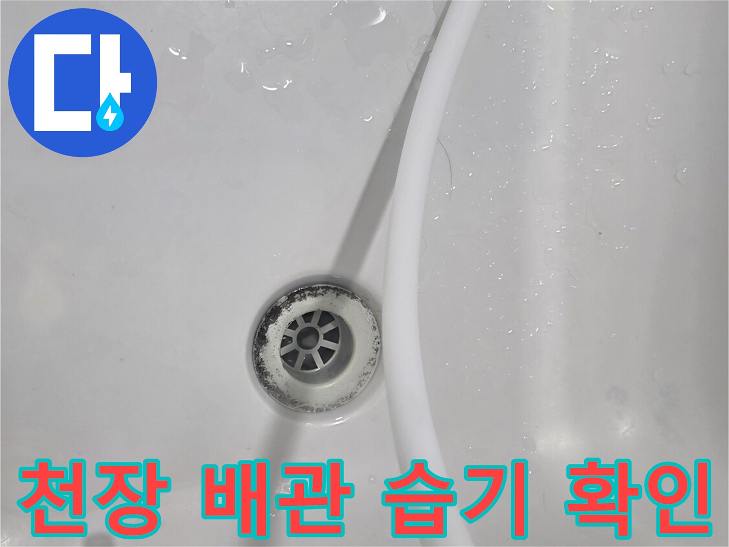 안양 비산동-화장실 천장 내부 유가 주변 점검
