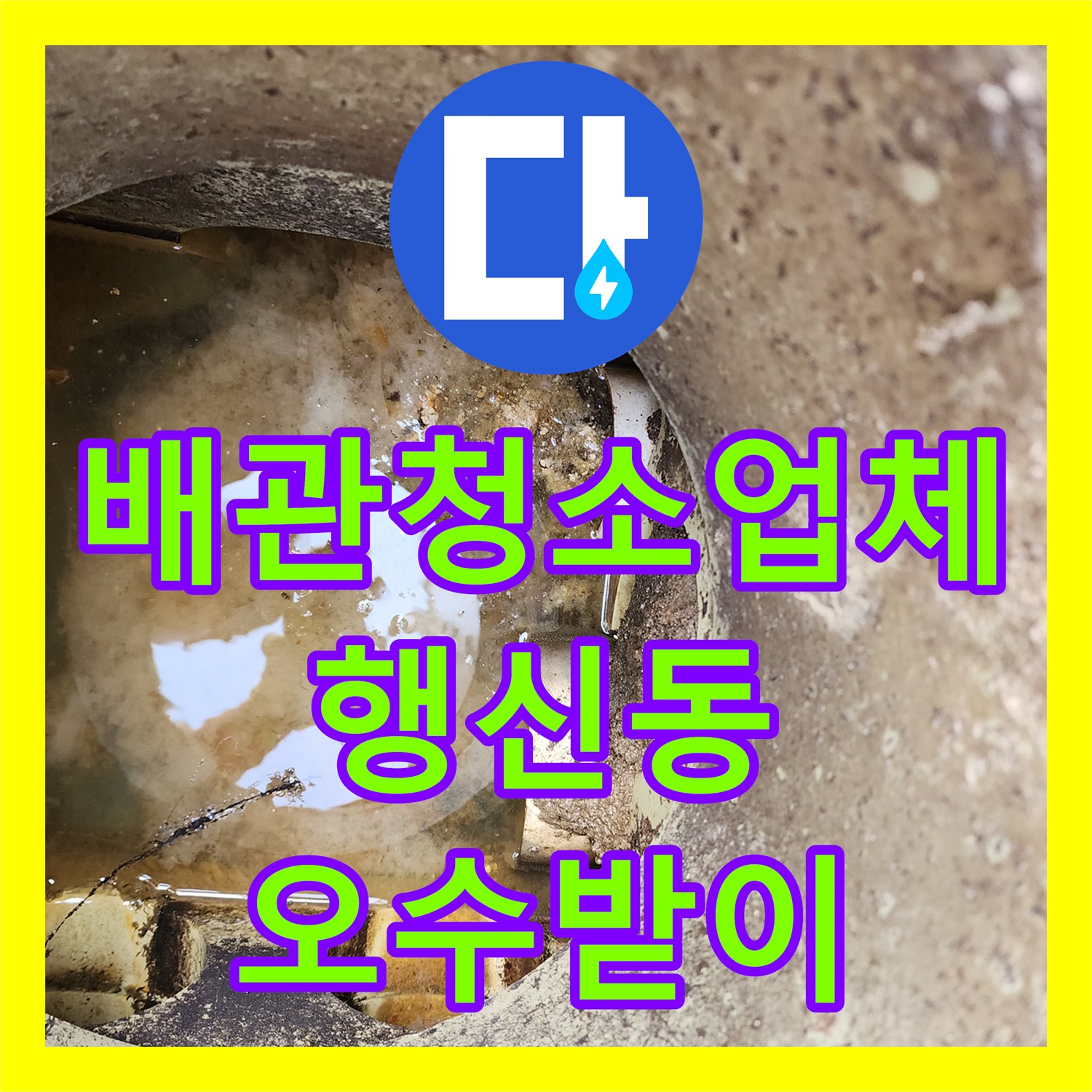 배관청소업체 외부 오수받이 막힘으로 인한 실내 화장실 역류 고압세척 경기 고양시 덕양구 행신동