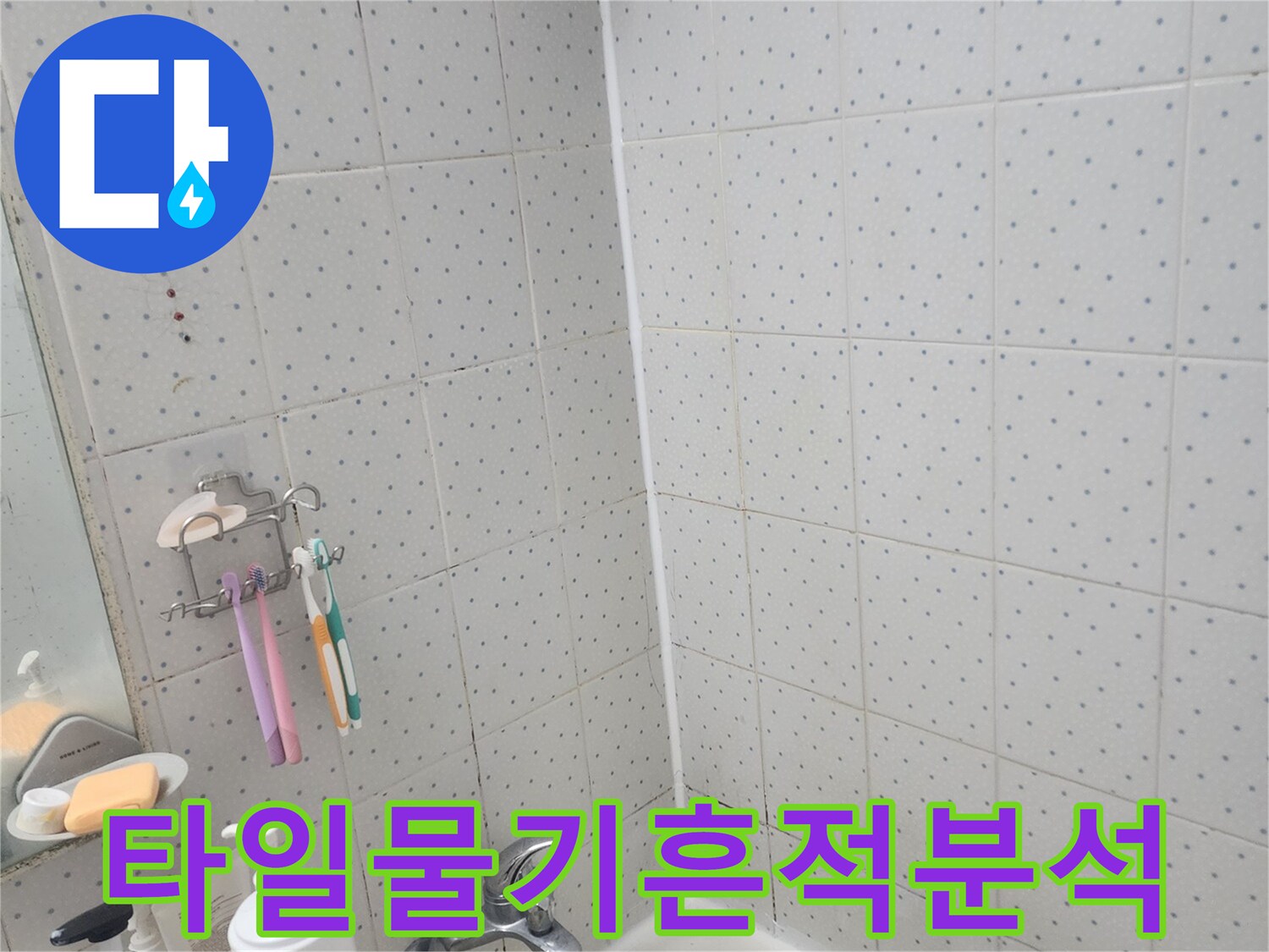 동대문구-사가정로-욕실-누수-타일-표면-물기-흔적-분석-현장-모습