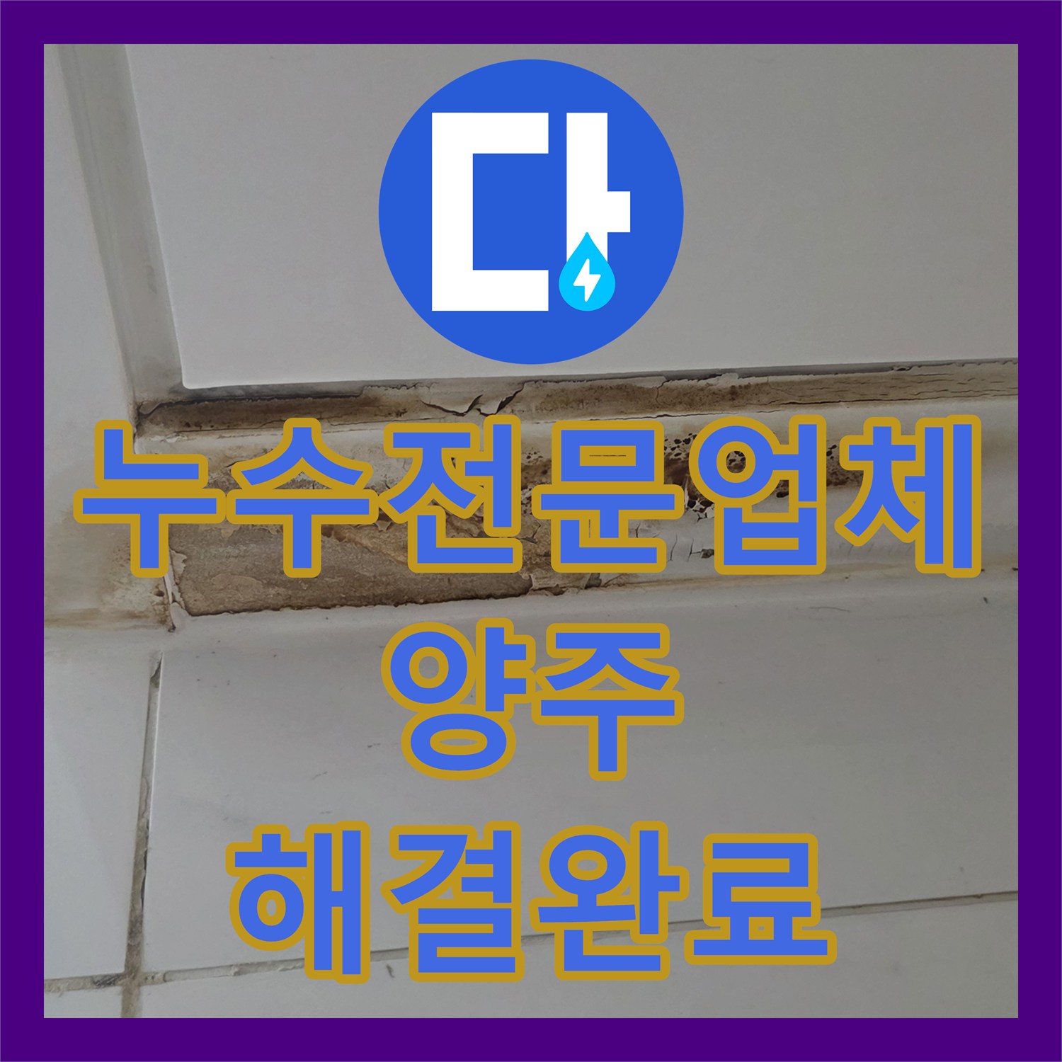 누수전문업체 화장실 사용 시에만 발생하는 벽면 물샘 현상을 내시경으로 잡은 경기 양주시 장흥면 후기
