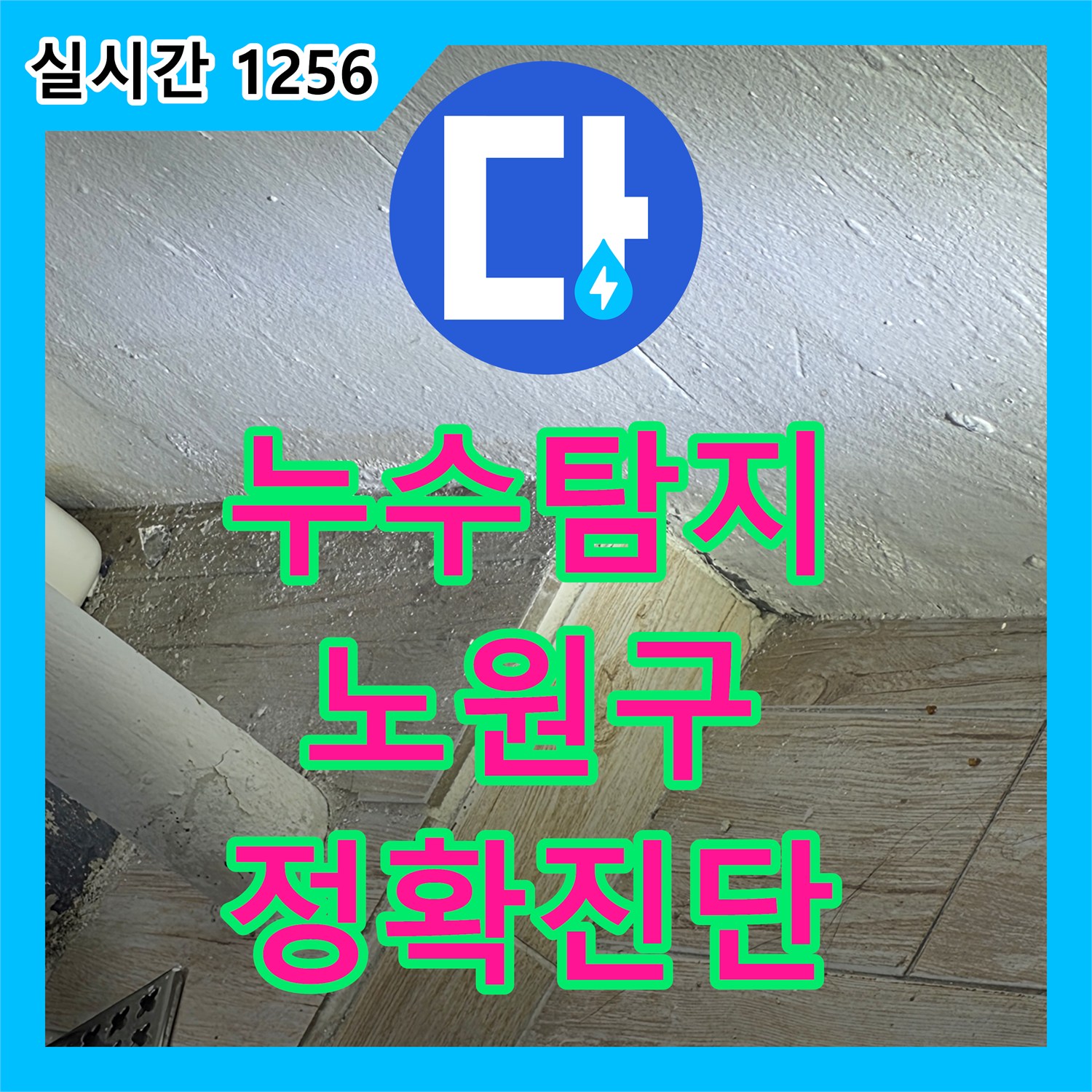누수전문, 누수 피해, 신속한 진단과 전문적인 공사로 복구하는 과정 - 서울 노원구