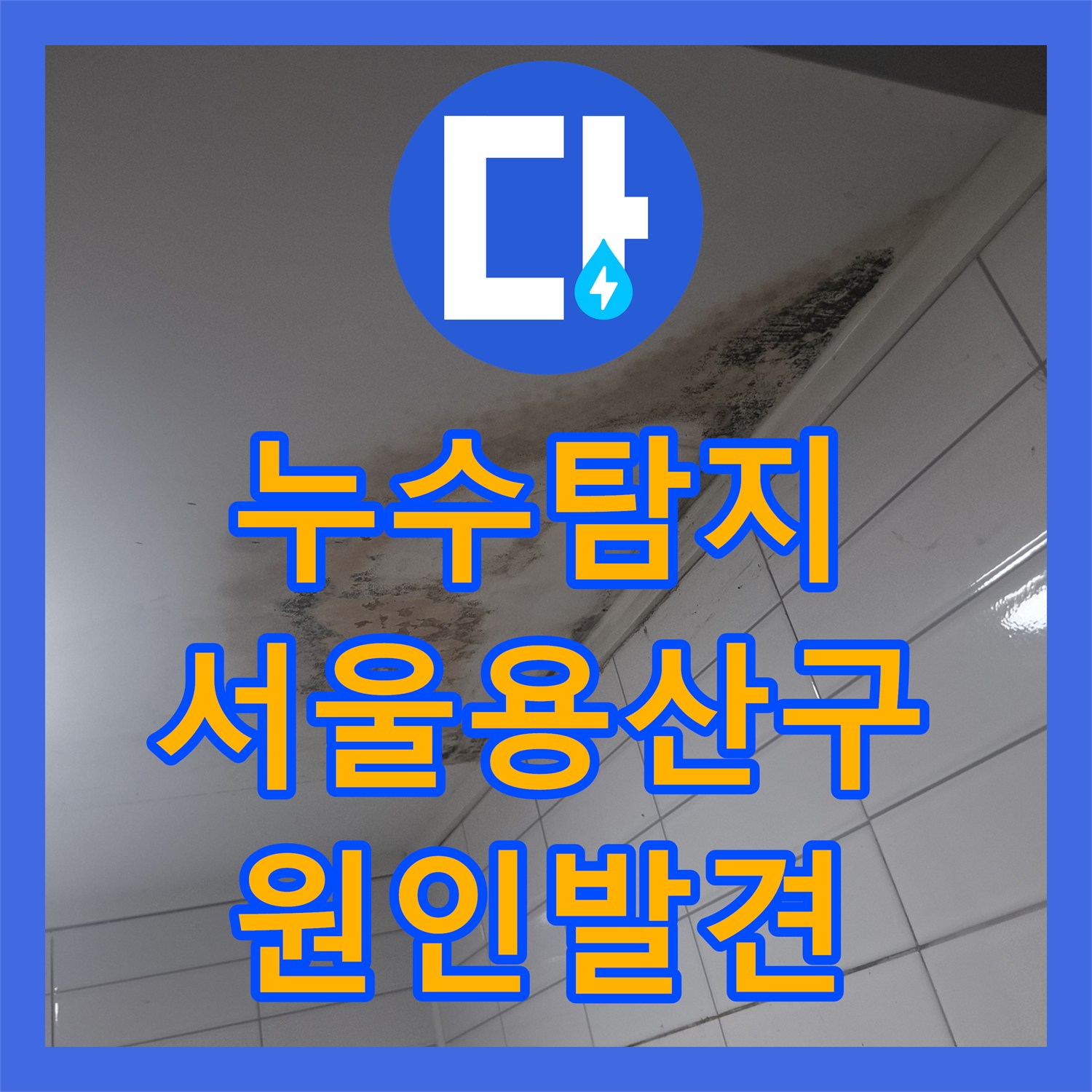 누수탐지 서울 용산구 이촌동 화장실 천장에서 보일러실까지 번진 물샘 원인을 찾다