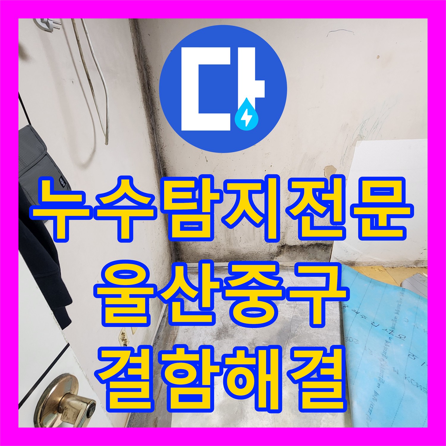 누수탐지전문 울산 중구 학성동 난방 배관 결함으로 인한 천장 누수 해결 사례