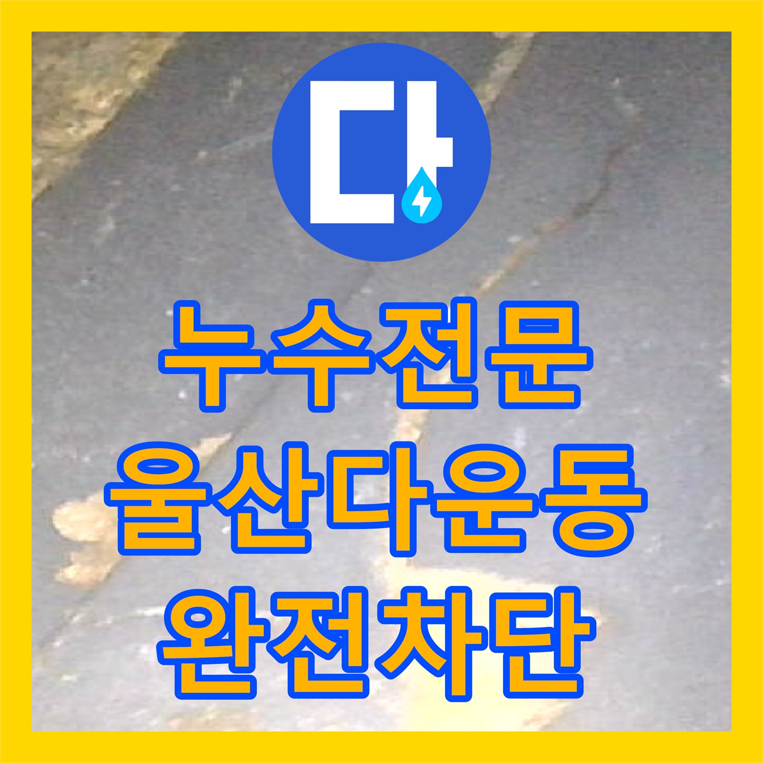 누수전문 화장실 유가 주변 방수 결함 및 배관 보강 작업 울산광역시 중구 다운동