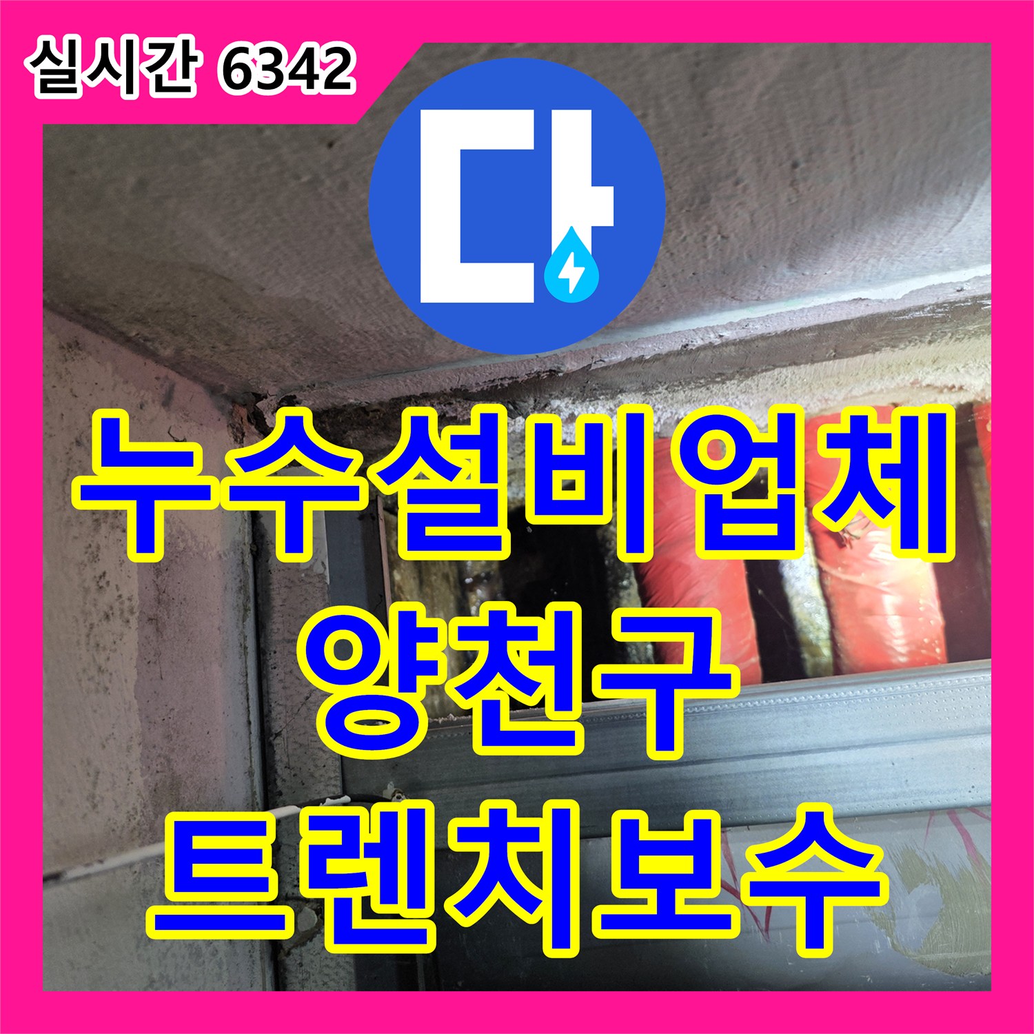 누수설비업체 주방 트렌치 주변 결함으로 인한 지하층 누수를 정밀하게 진단한 서울특별시 양천구