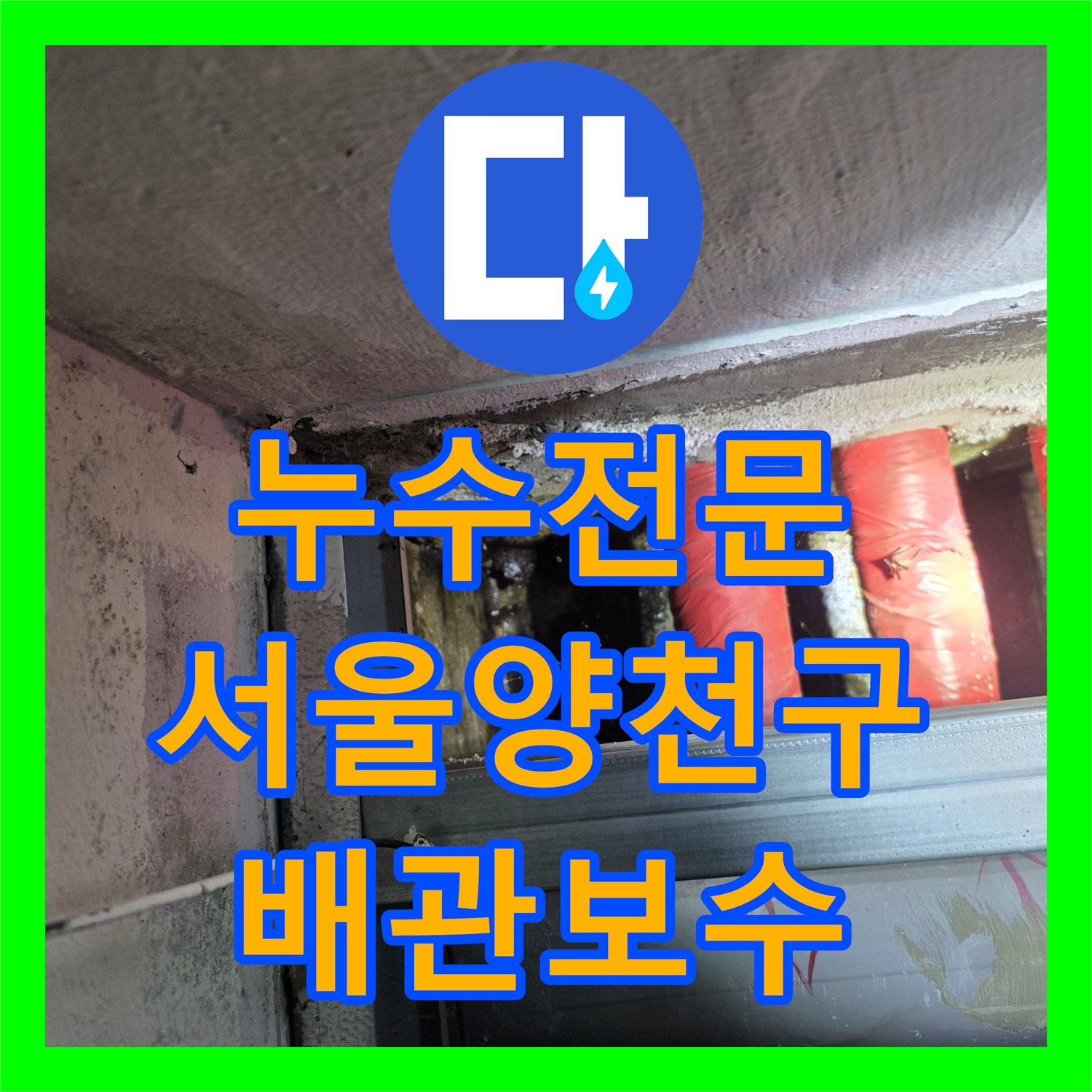 누수전문 식당 주방 배관 결함으로 인한 지하 천장 누수 해결 서울 양천구