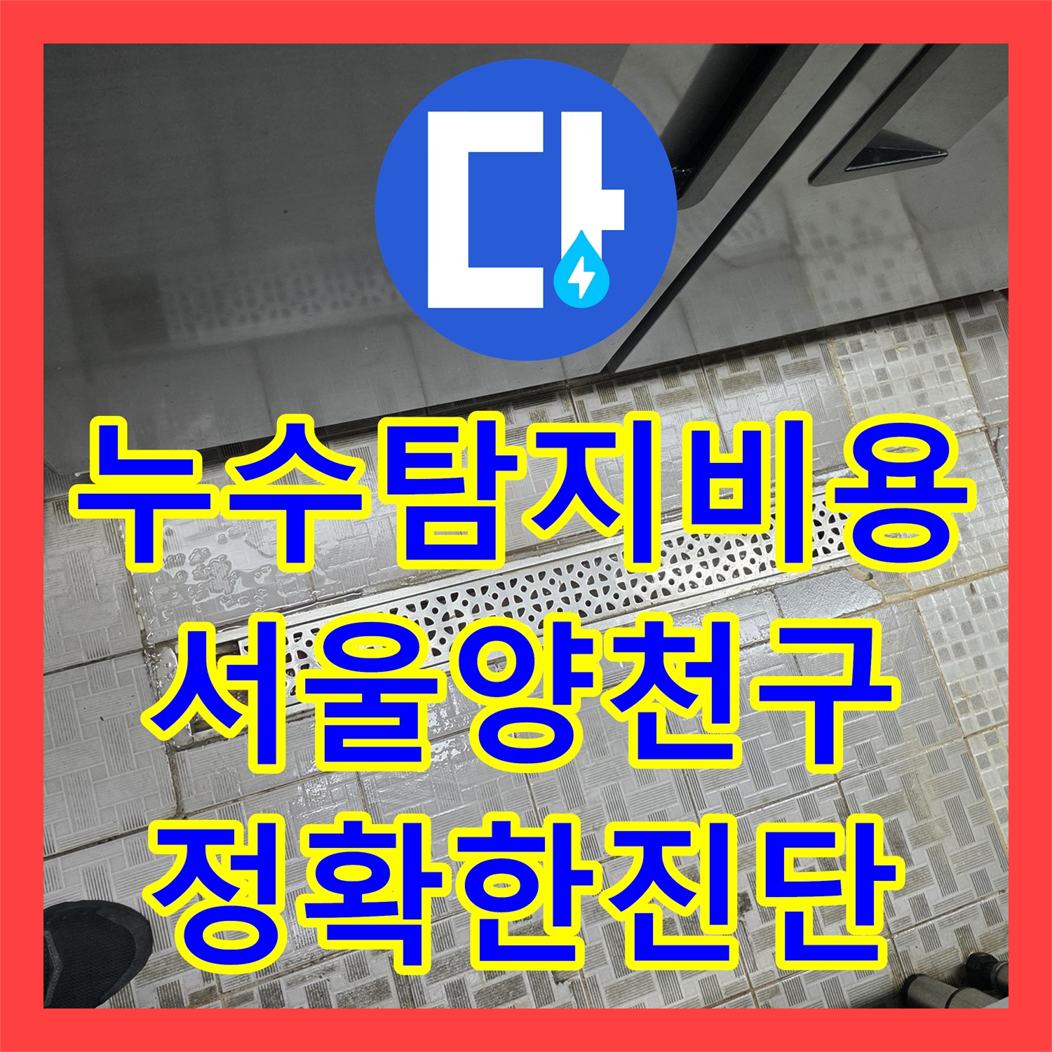 누수탐지비용 안내 후 진행한 식당 지하 천장 물샘 정밀 검사 서울 양천구
