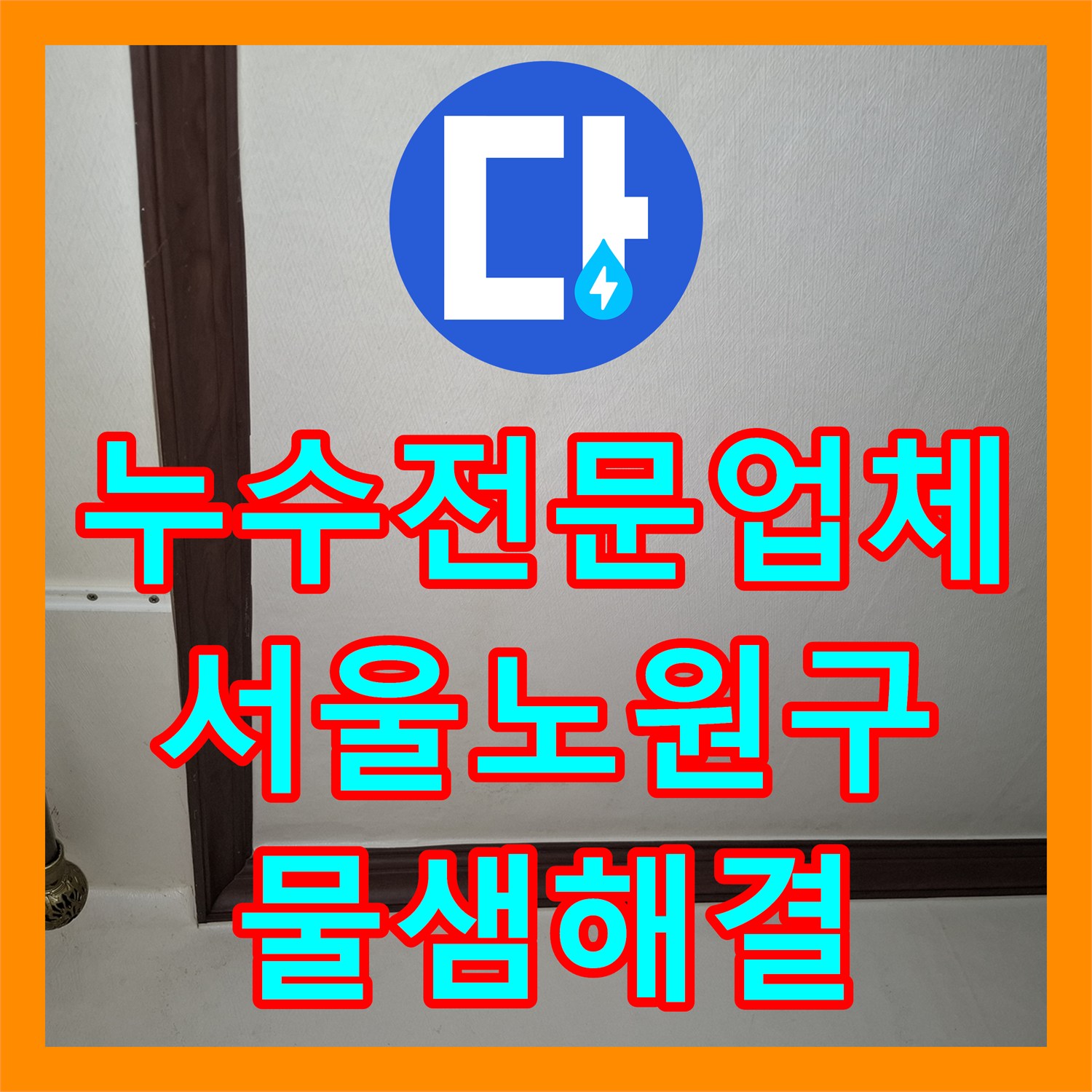 누수전문업체 타 업체가 포기한 거실 천장 물샘 해결한 서울 노원구 현장