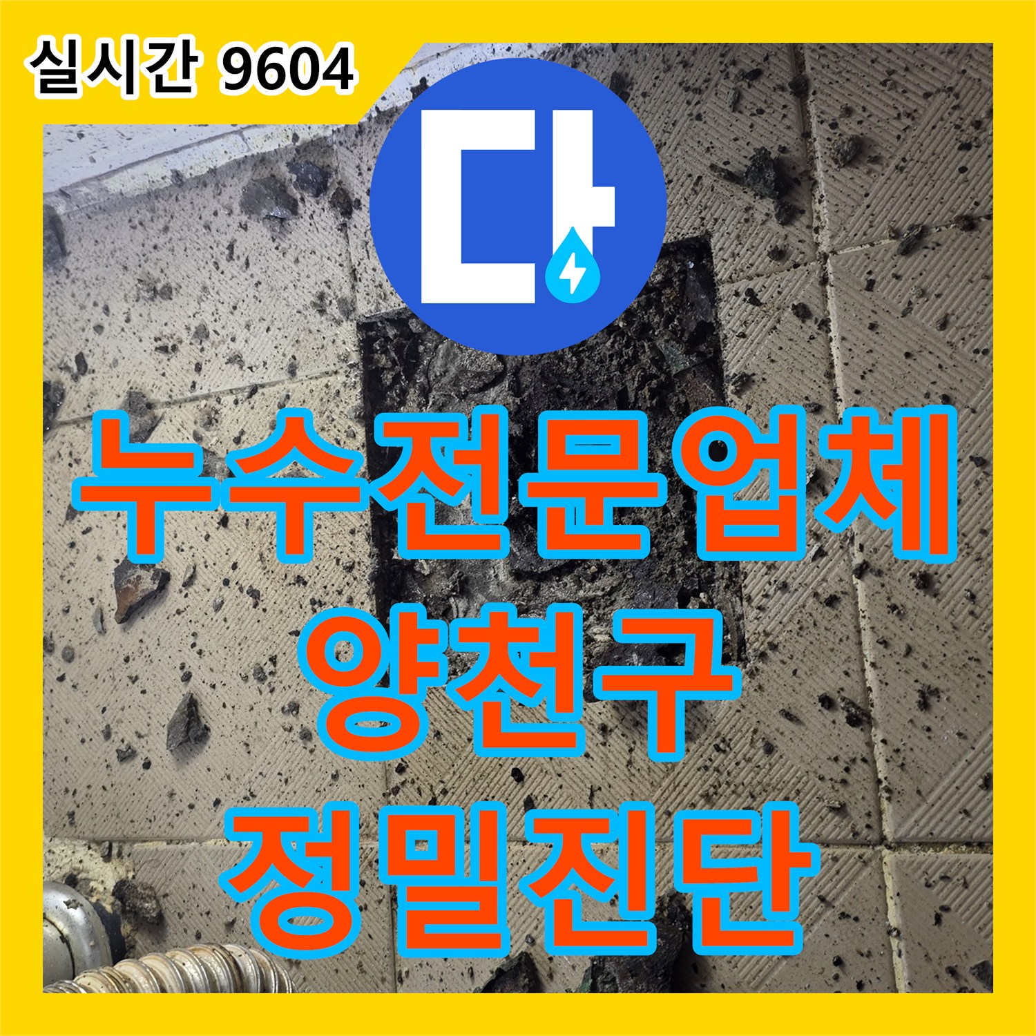 누수전문업체 욕조 배관 크랙 및 방수층 손상으로 인한 안방 천장 누수 보수 서울 양천구 신월동