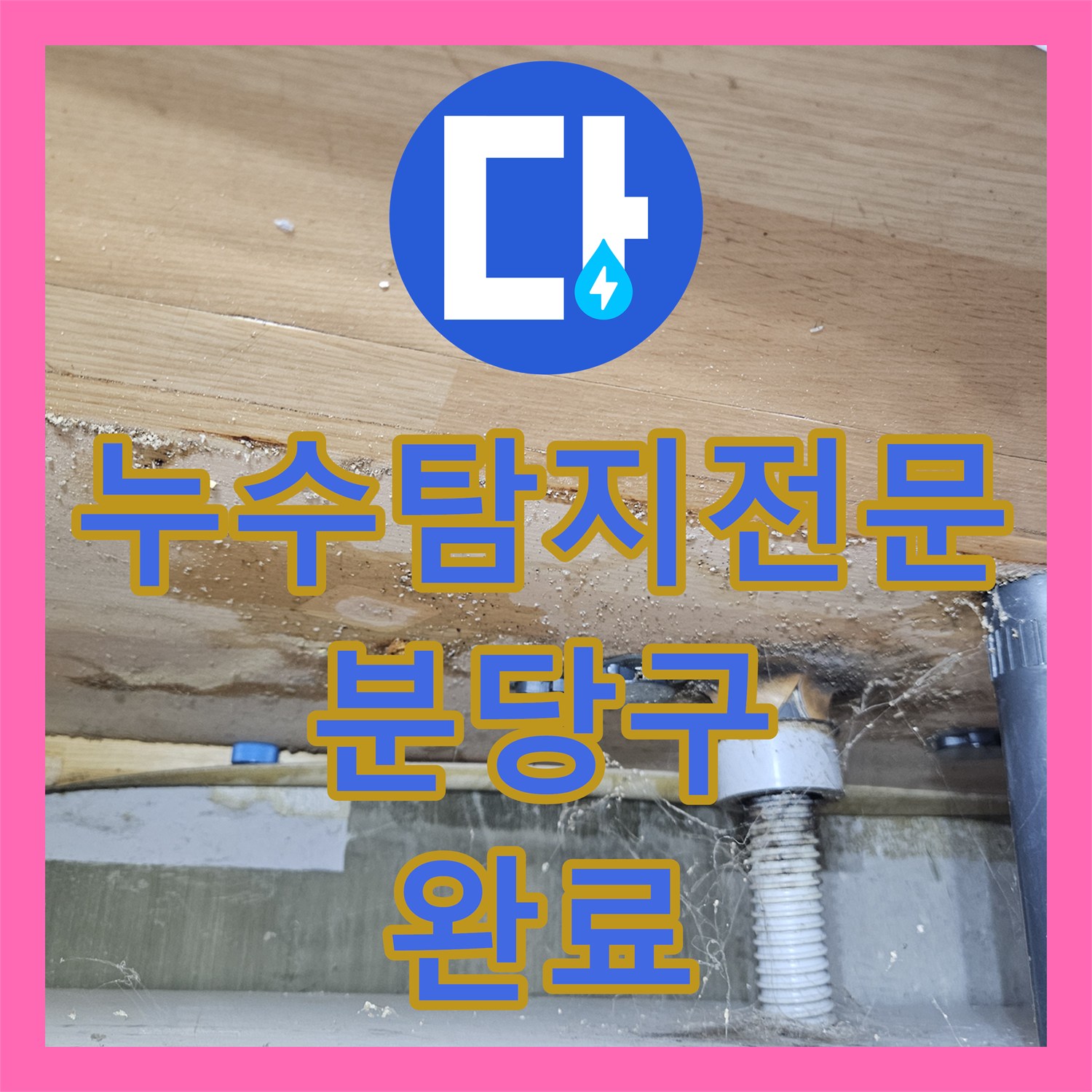 누수탐지전문 성남시 분당구 주택 매수 후 배관 정밀 진단 및 보수 사례