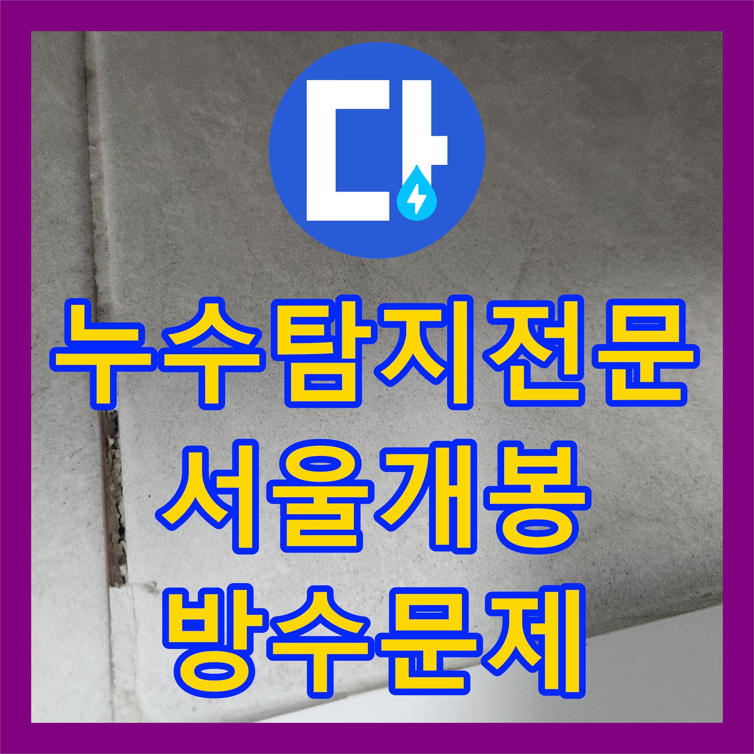 누수탐지전문 배관 누수가 아닌 방수 결함으로 밝혀진 사례 서울 구로구 개봉동