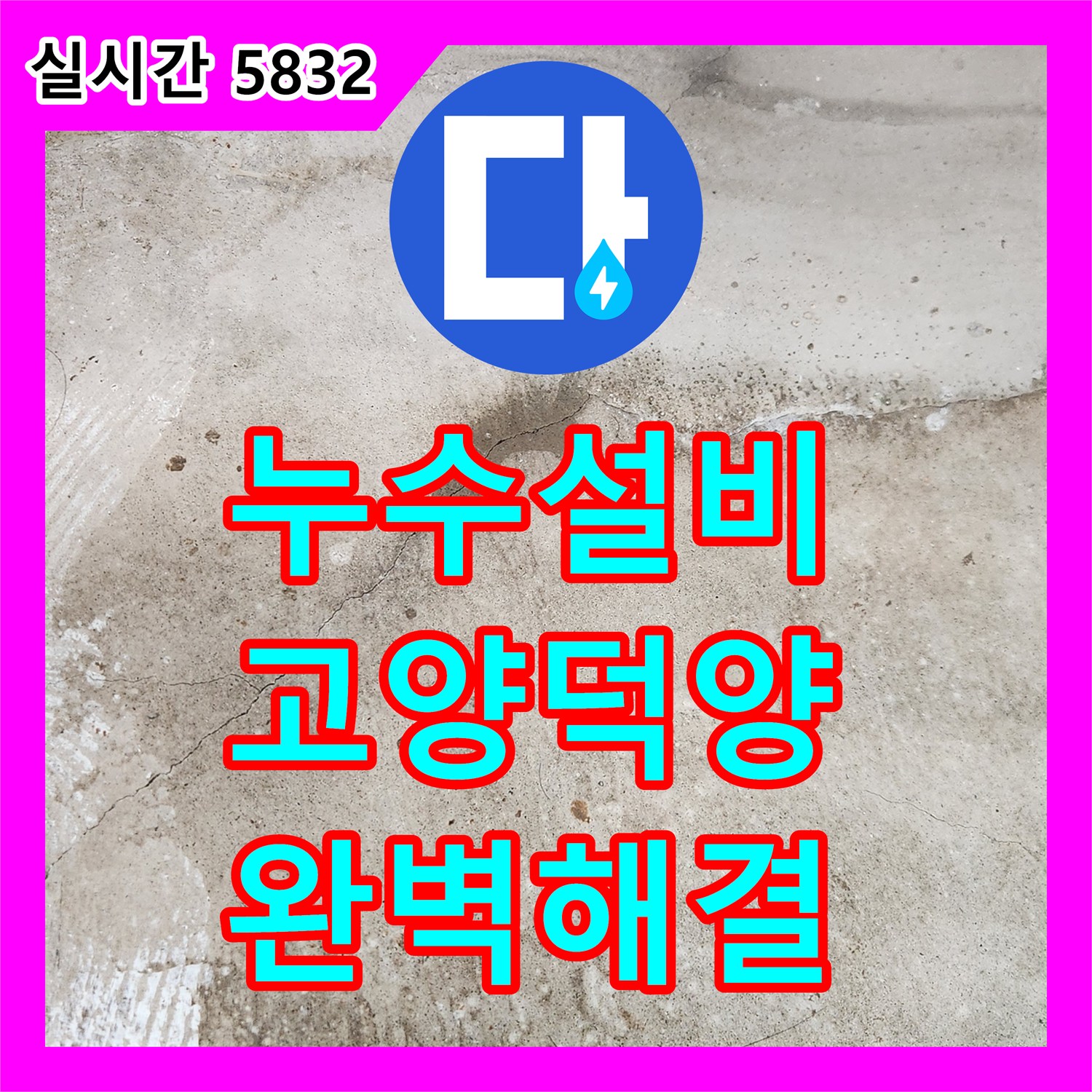 누수설비 보일러실 앞 바닥 누수로 인한 방바닥 물 올라옴 현상을 잡은 경기 고양시 덕양구 작업기